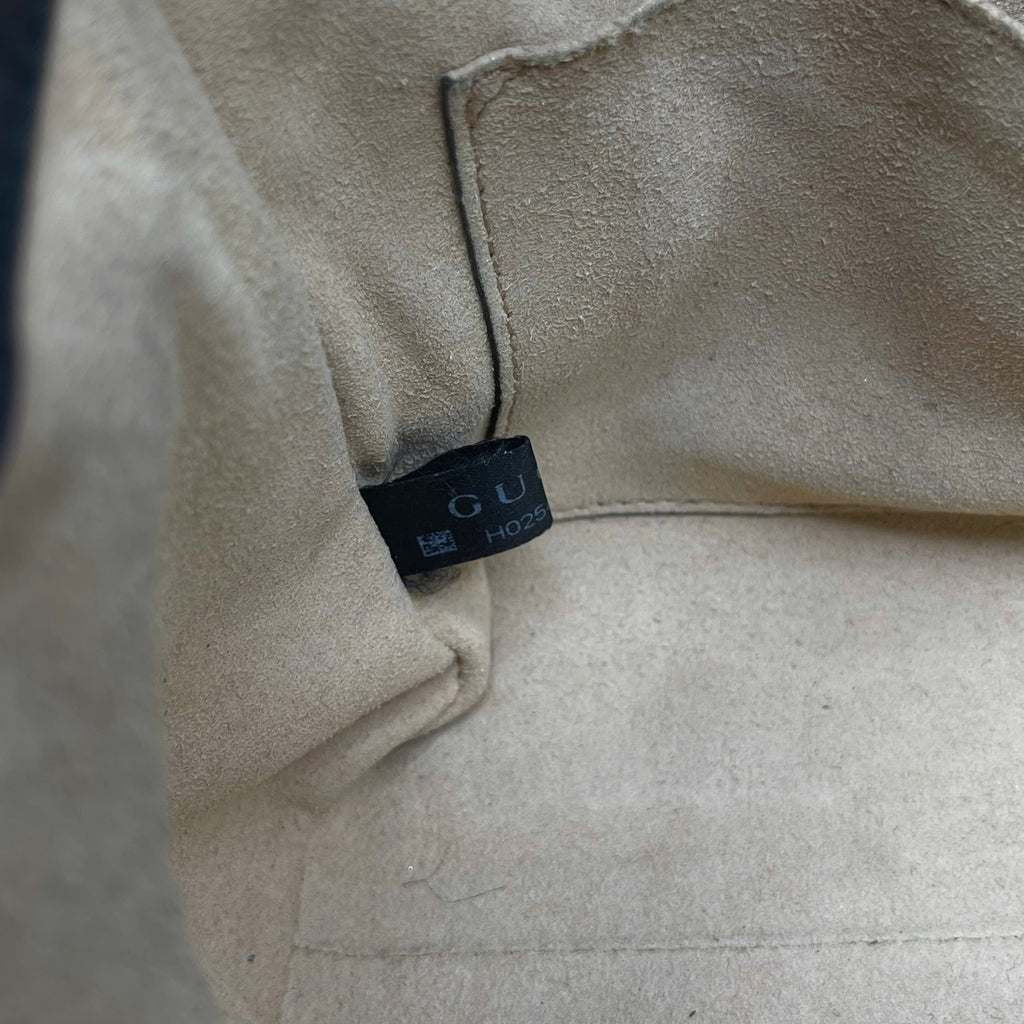 Gucci Padlock GG Supreme Bee phối da đen