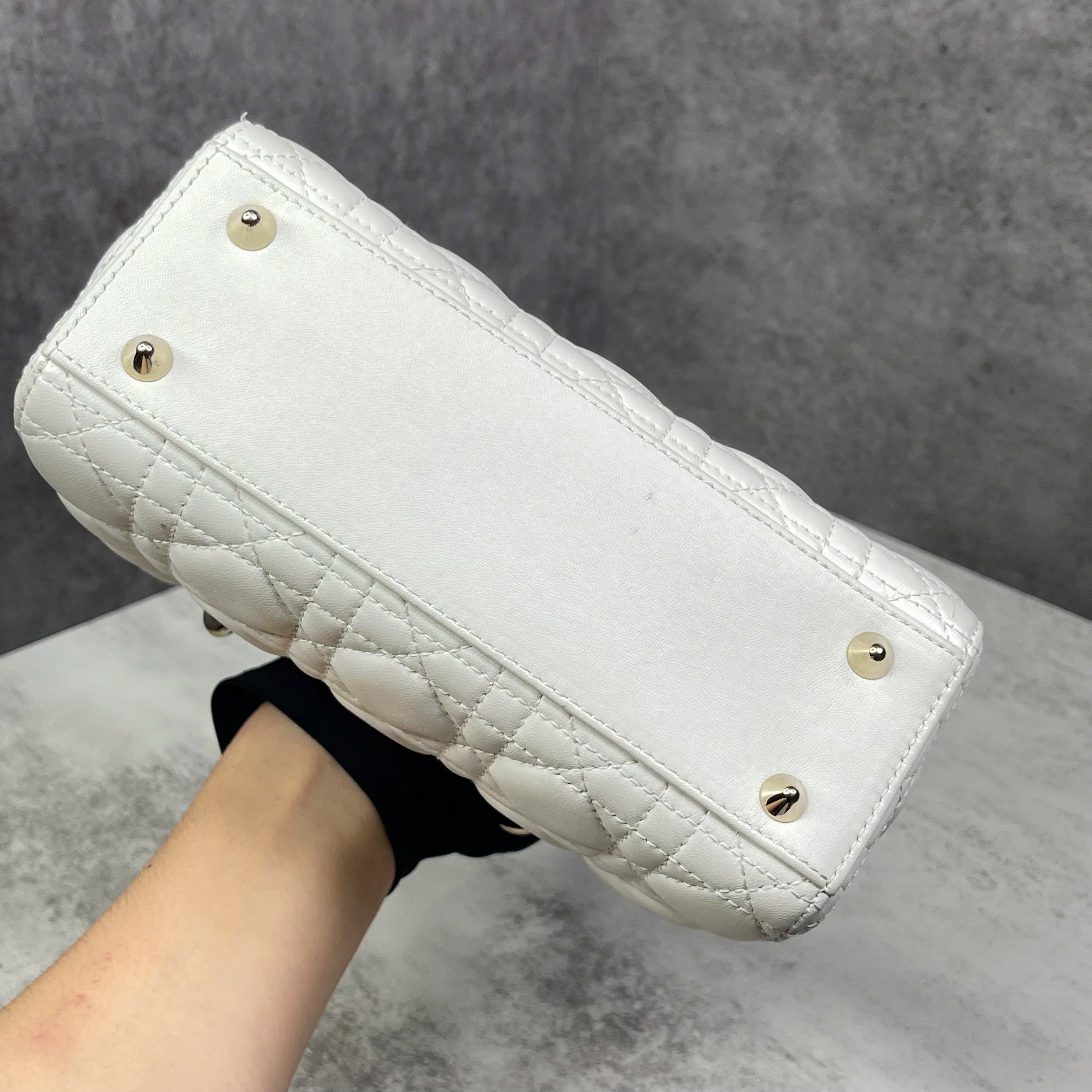 Dior Lady Dior Small Trắng