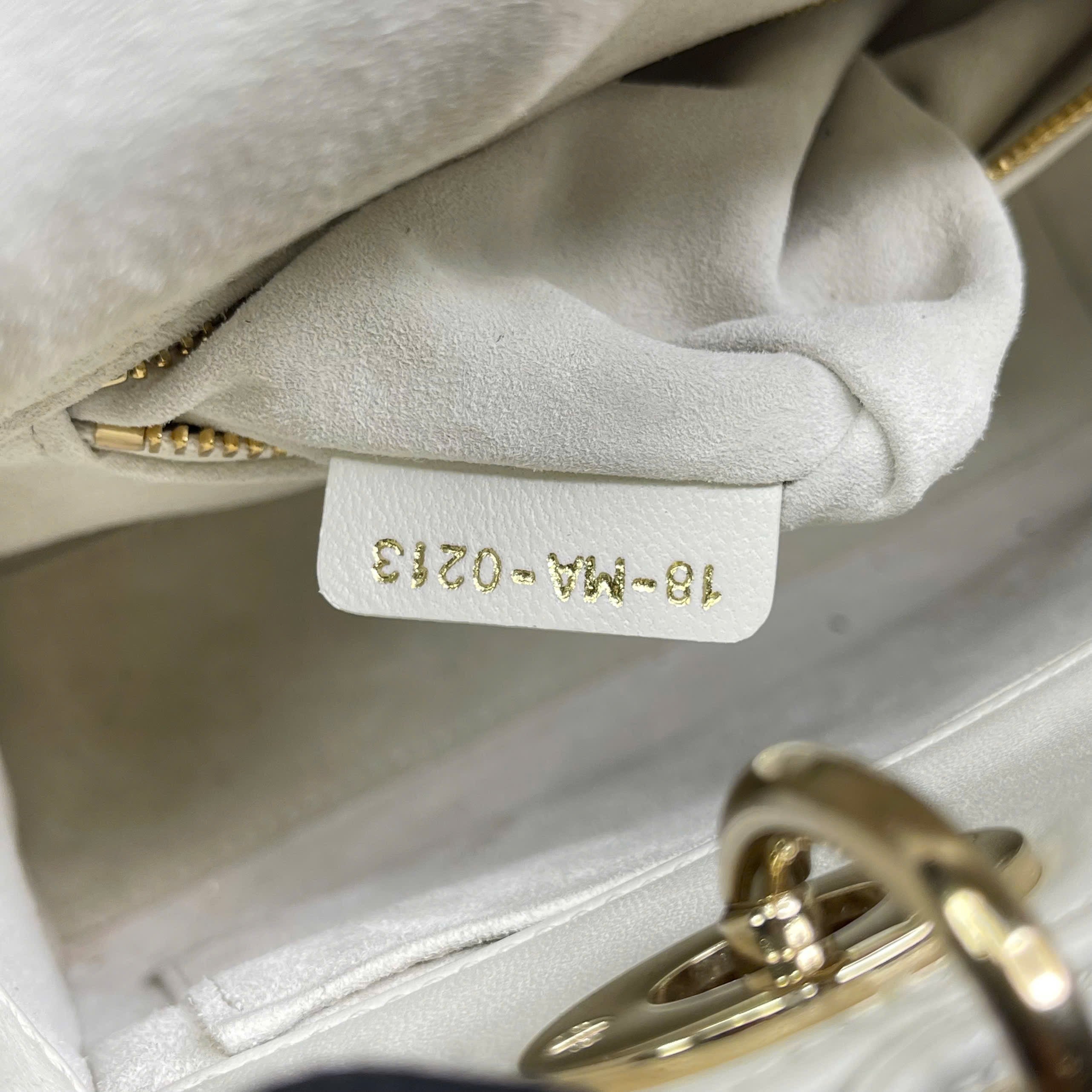 Dior Lady Dior Small Trắng