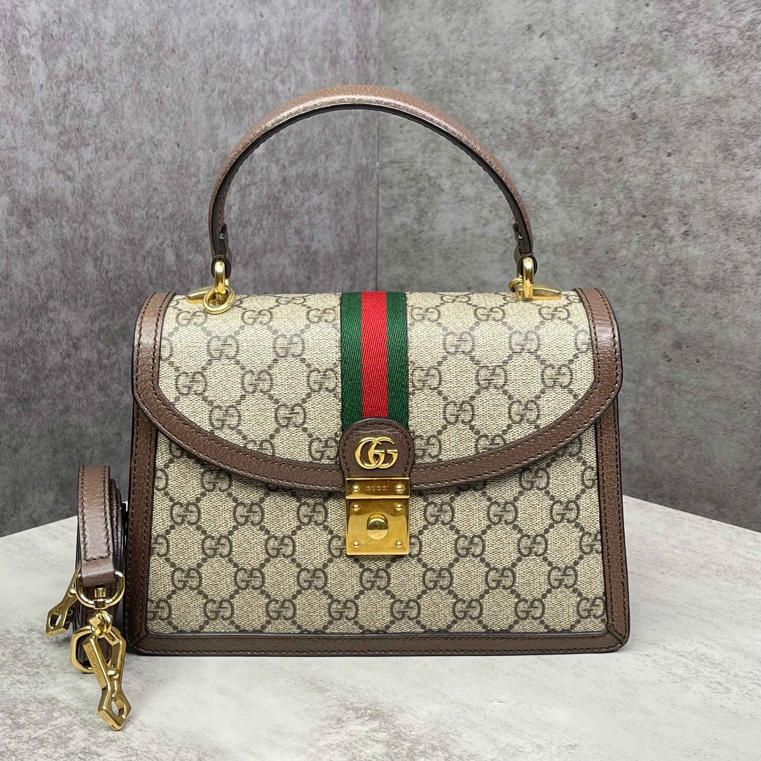 Gucci Padlock Top Handle GG Supreme Size Small