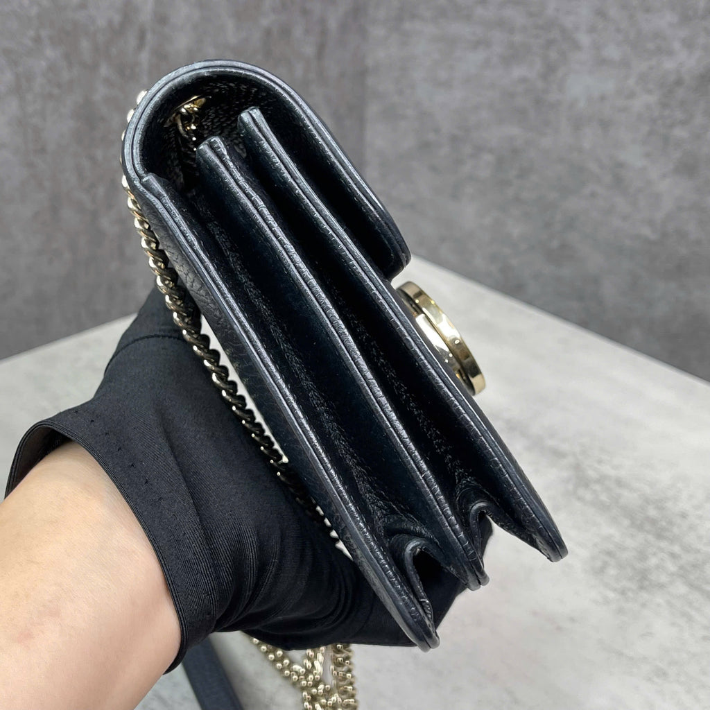 Gucci Interlocking G Leather