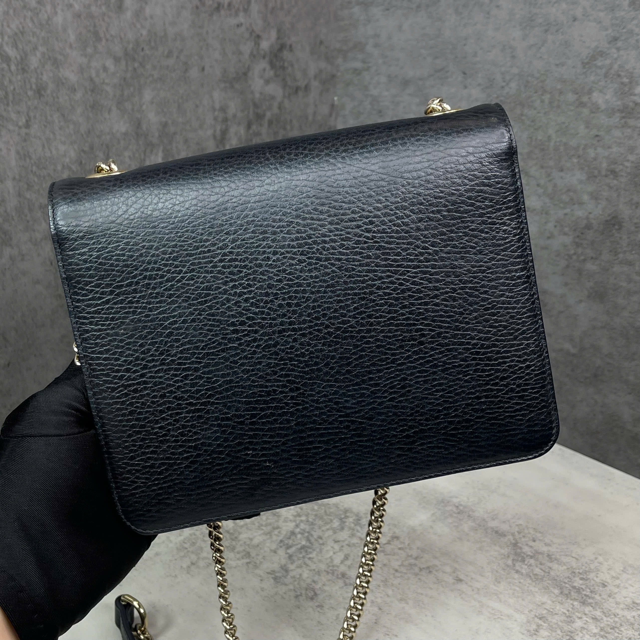 Gucci Interlocking G Leather