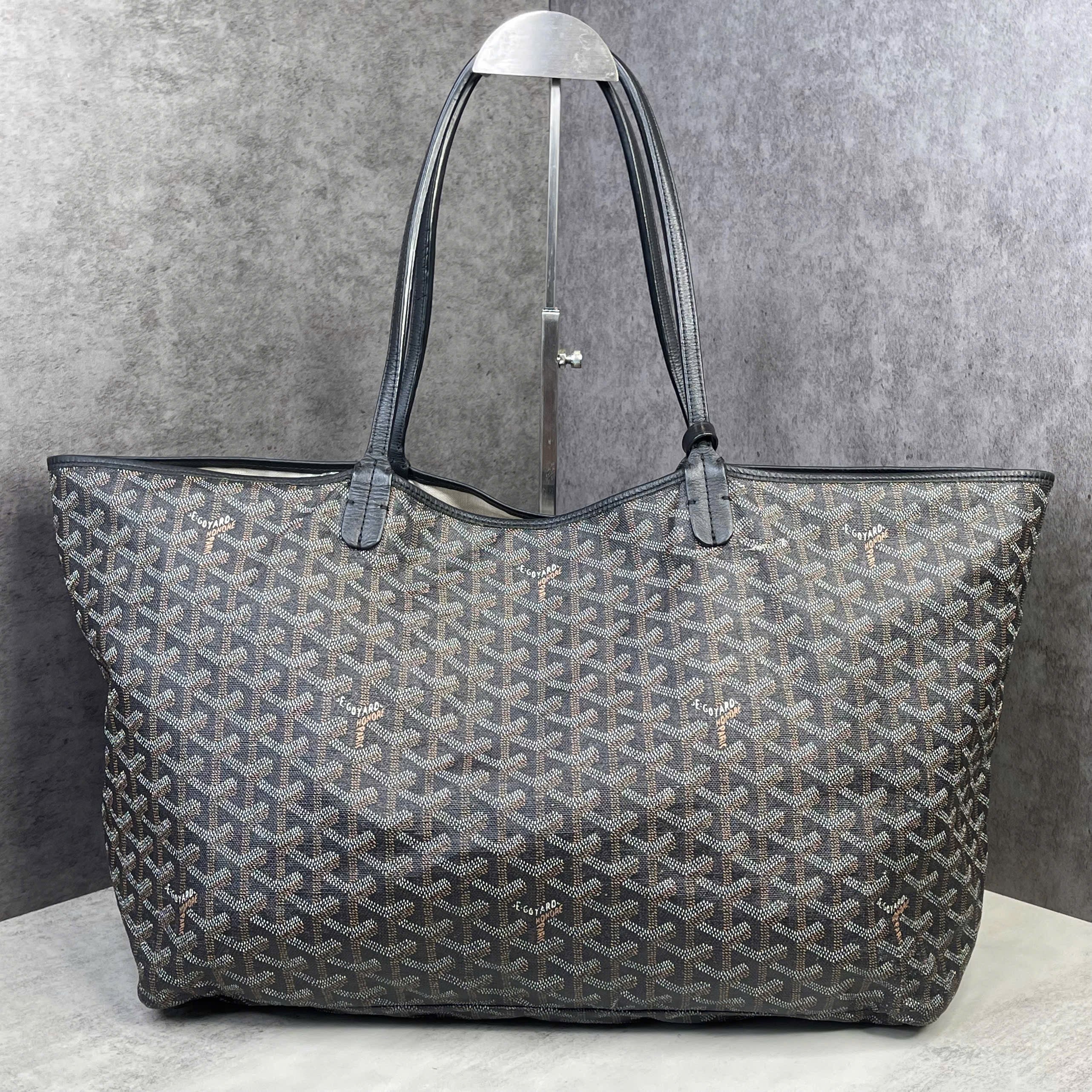 Goyard Saint Louis GM Tote màu Black/Tan