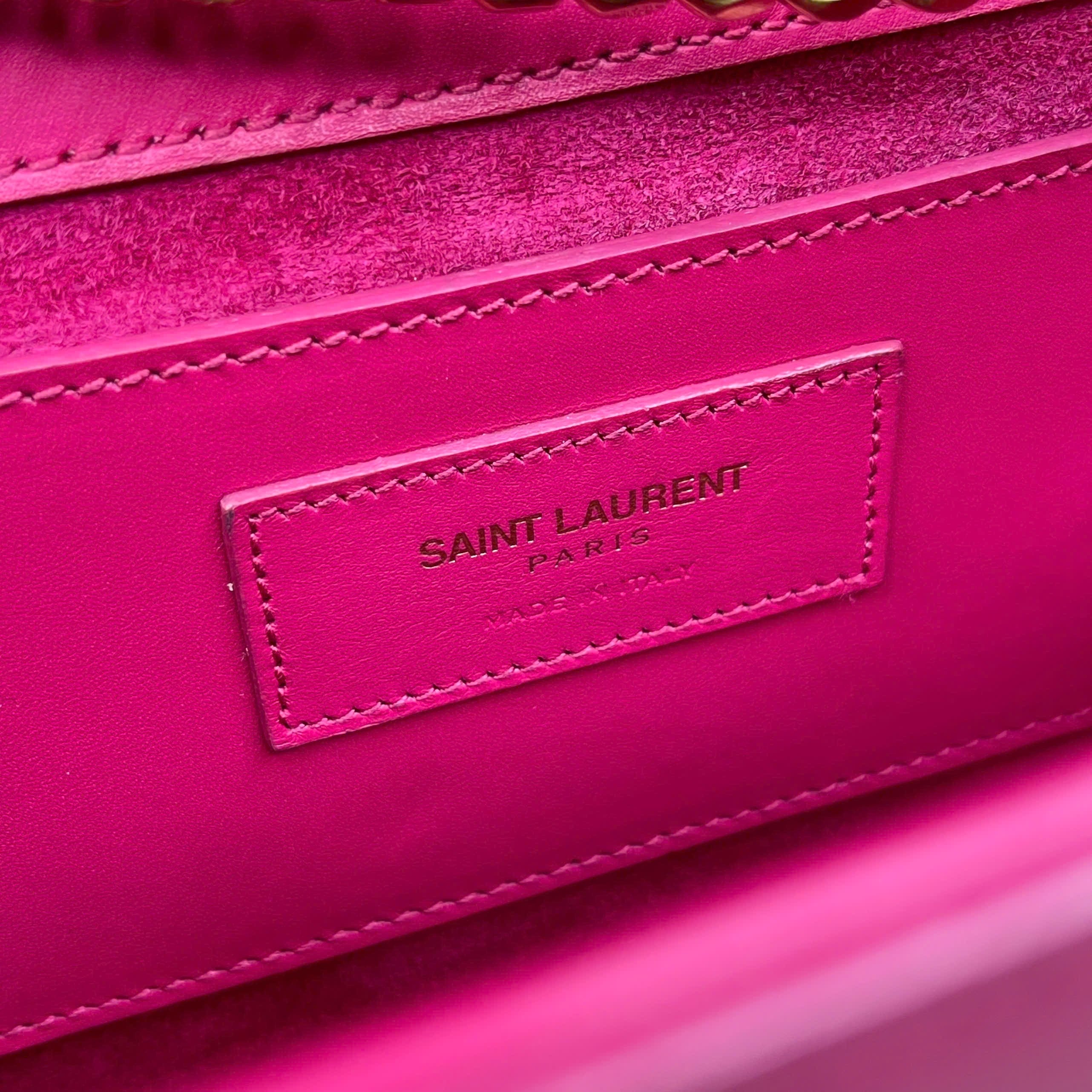 Saint Laurent YSL Kate Tassel Chain Bag – Pink