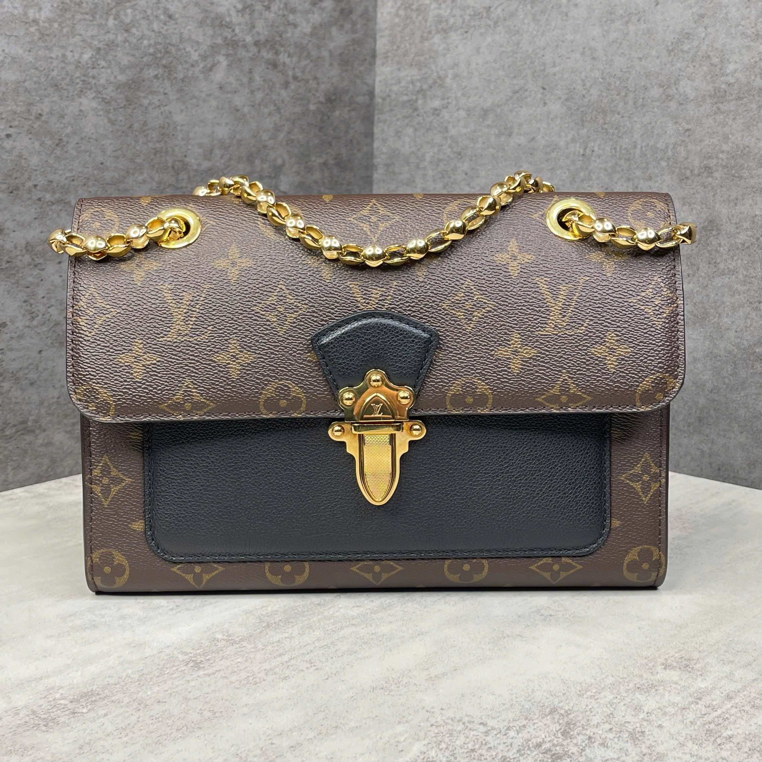 Louis Vuitton Victoire Monogram Chain Bag