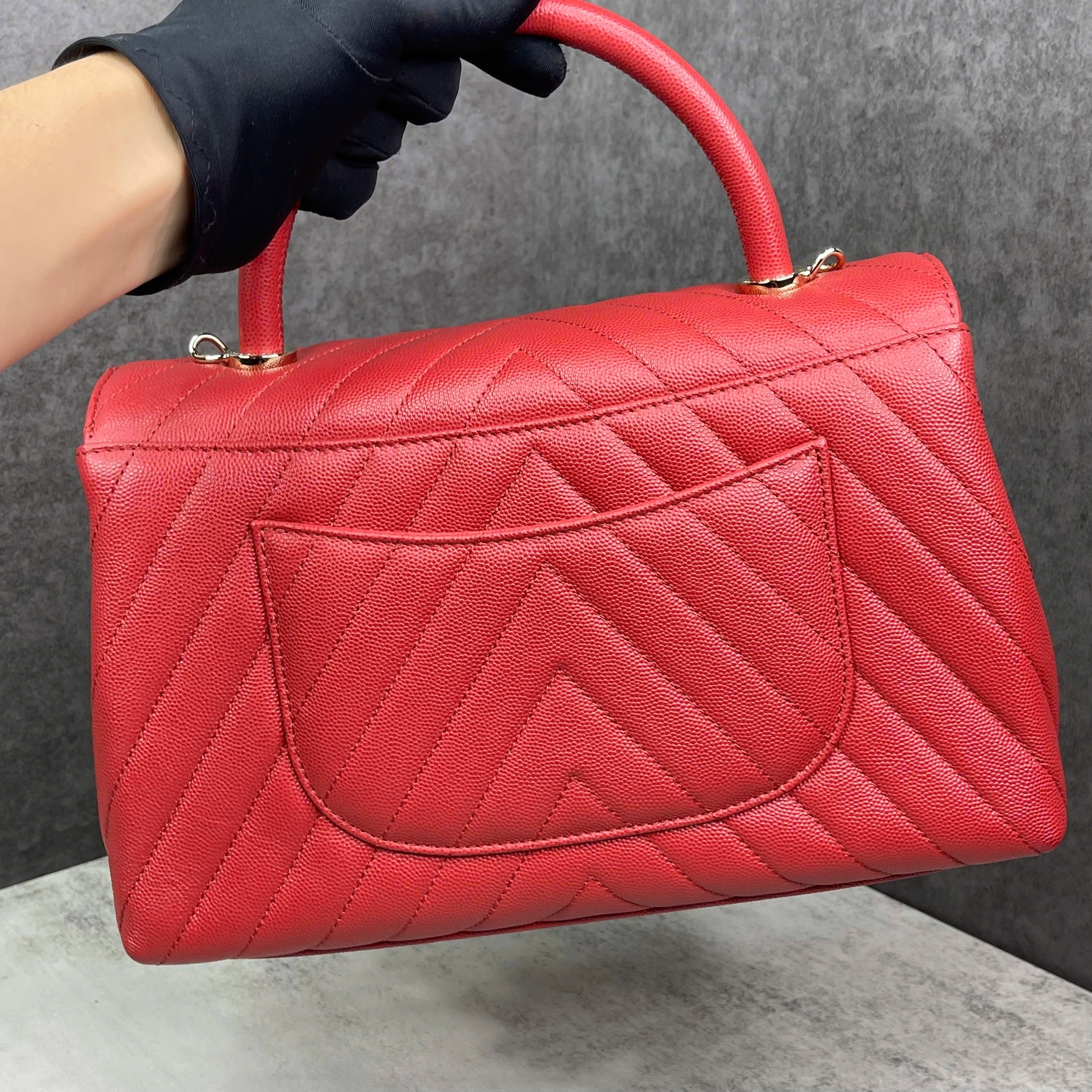 Chanel Coco 9.5 Handle Chevron