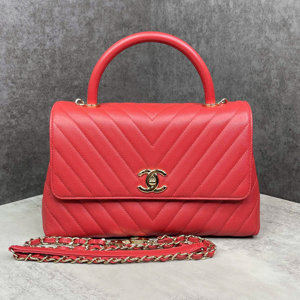 Chanel Coco 9.5 Handle Chevron