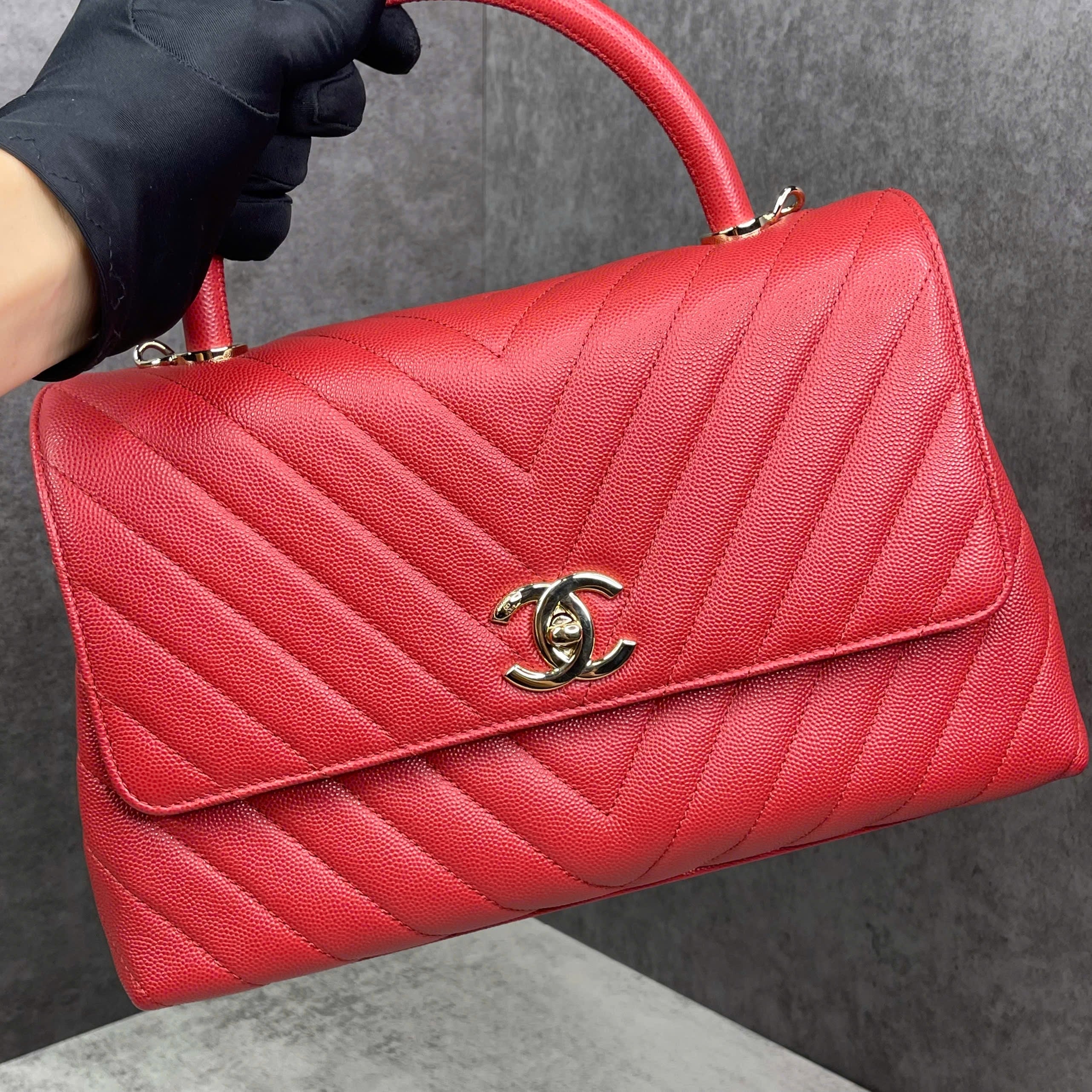 Chanel Coco 9.5 Handle Chevron