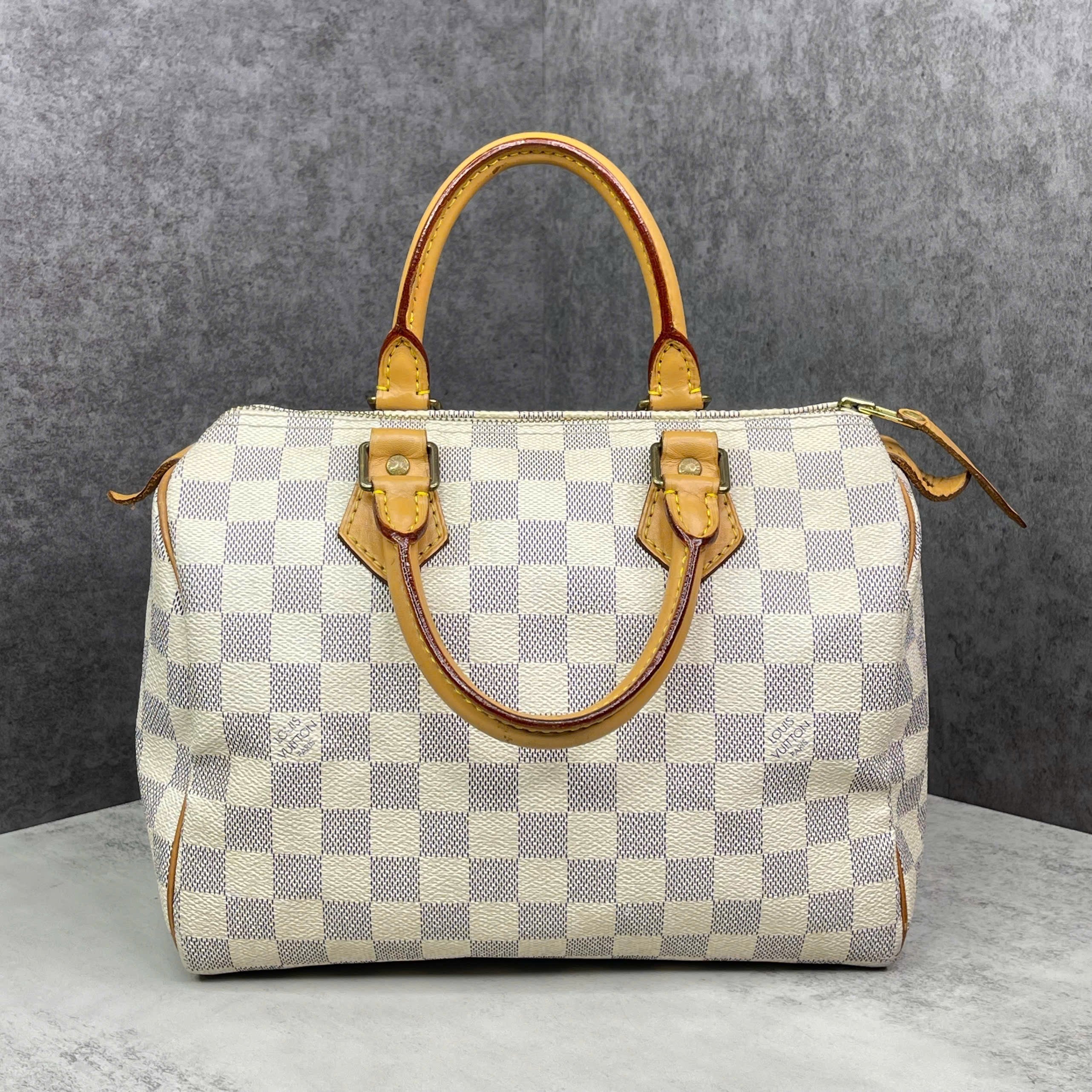 Louis Vuitton Speedy Damier Azur size 25