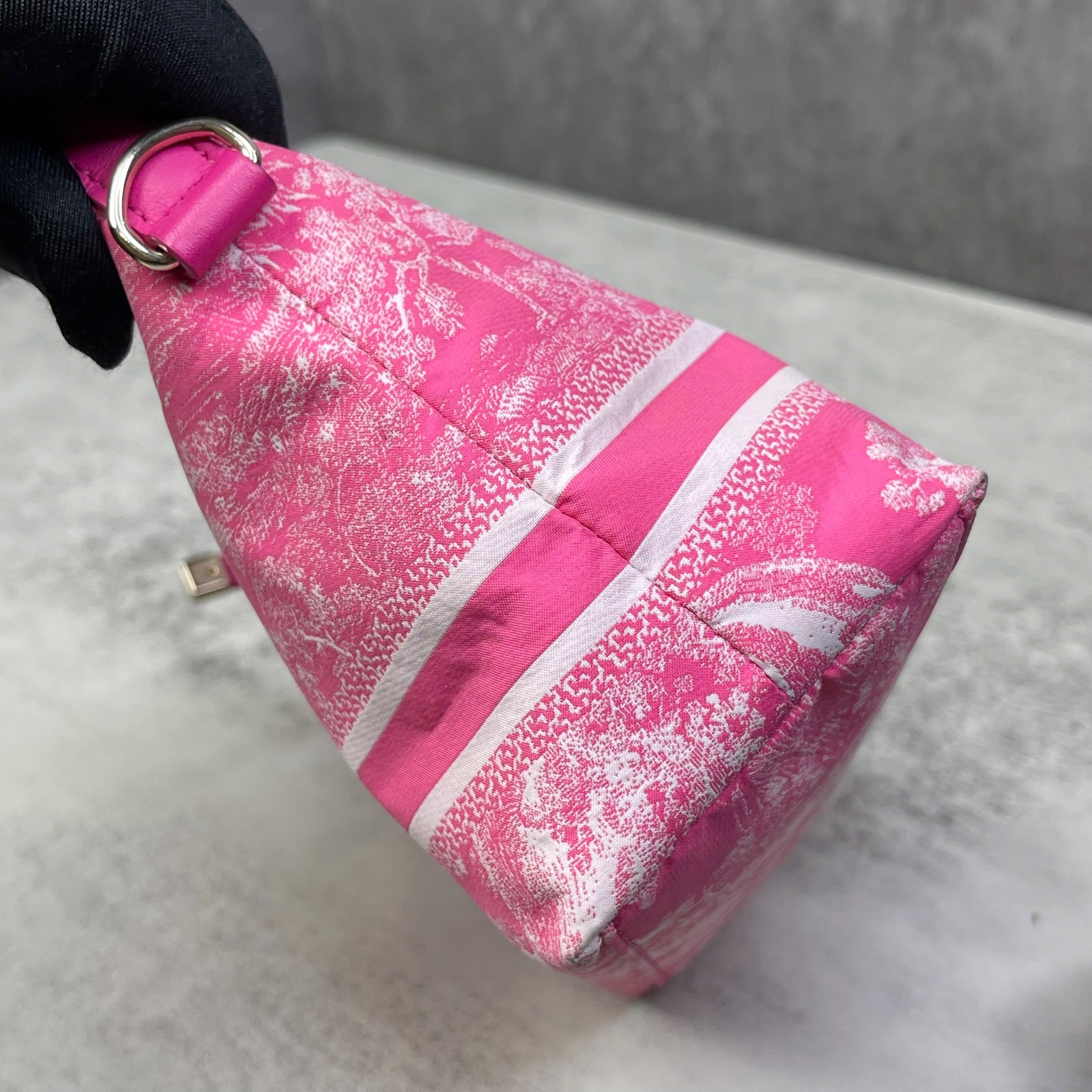 Dior mini toile de Jouy màu hồng