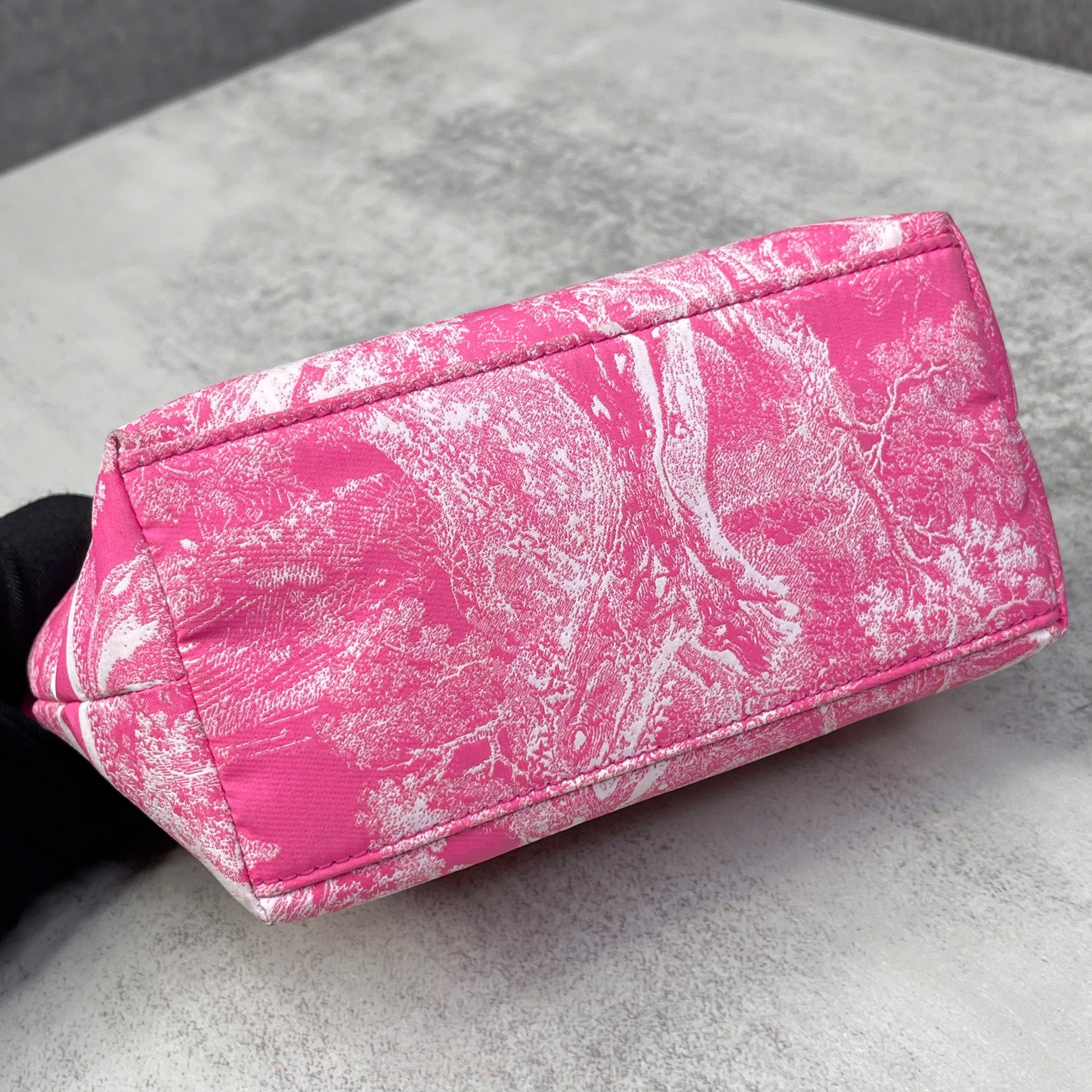 Dior mini toile de Jouy màu hồng