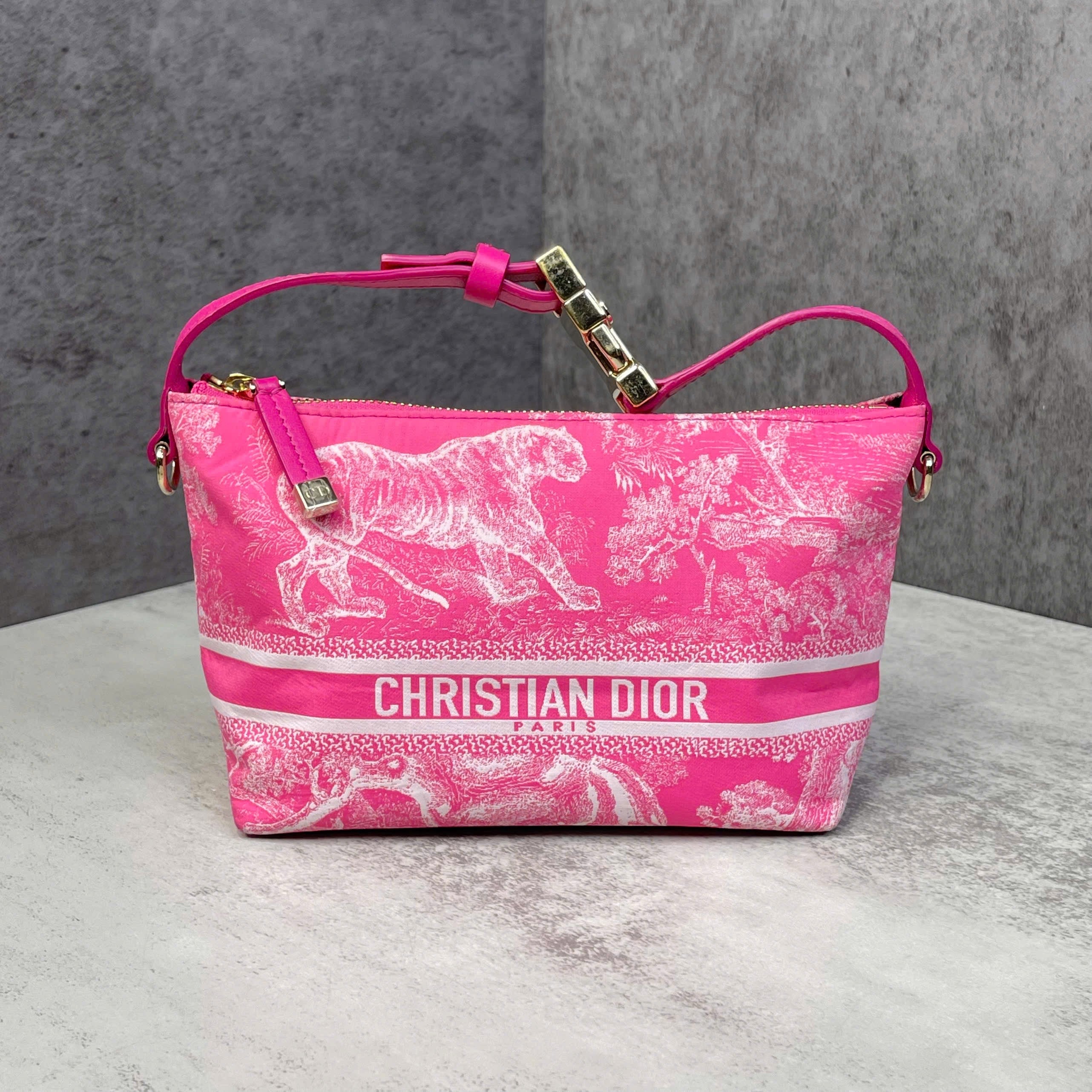 Dior mini toile de Jouy màu hồng