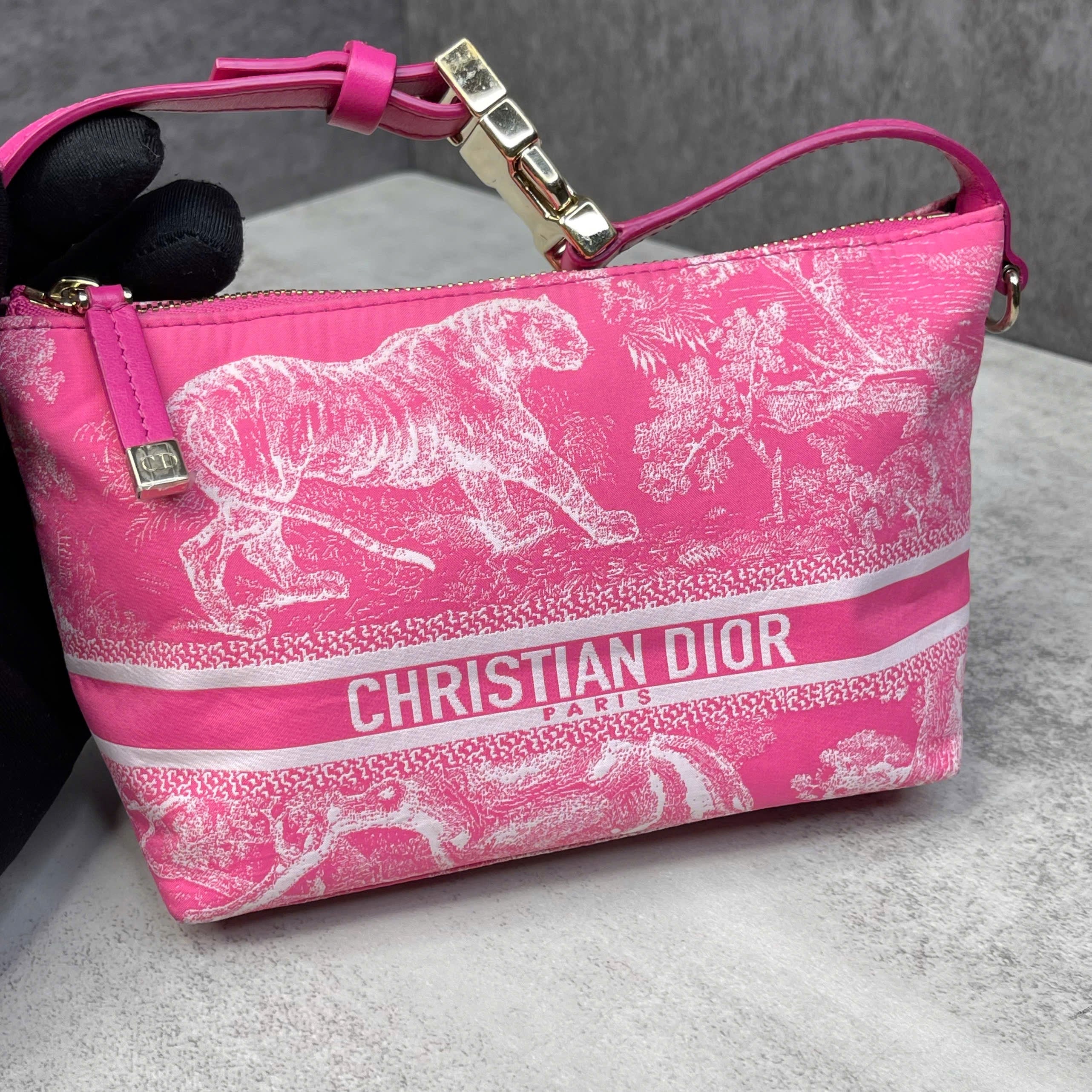 Dior mini toile de Jouy màu hồng