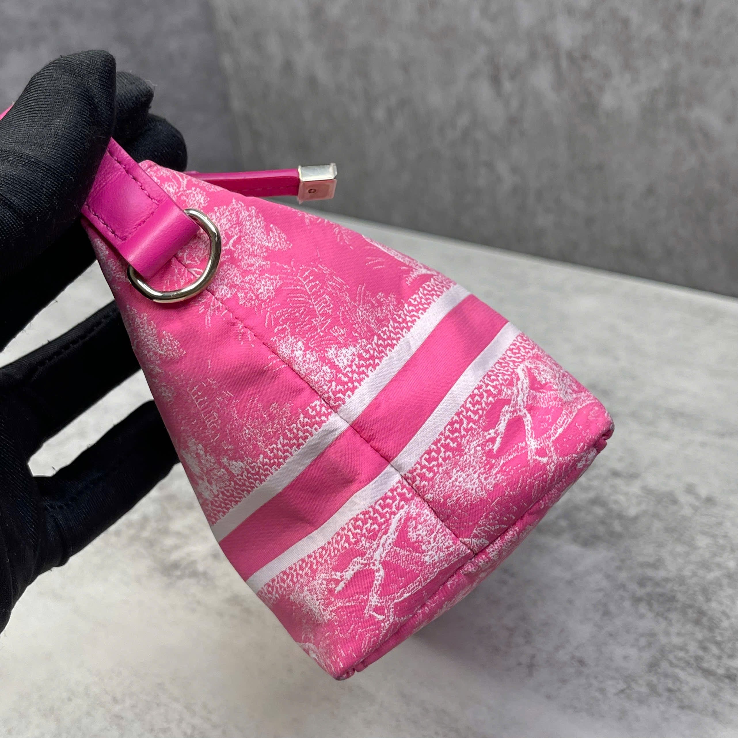 Dior mini toile de Jouy màu hồng