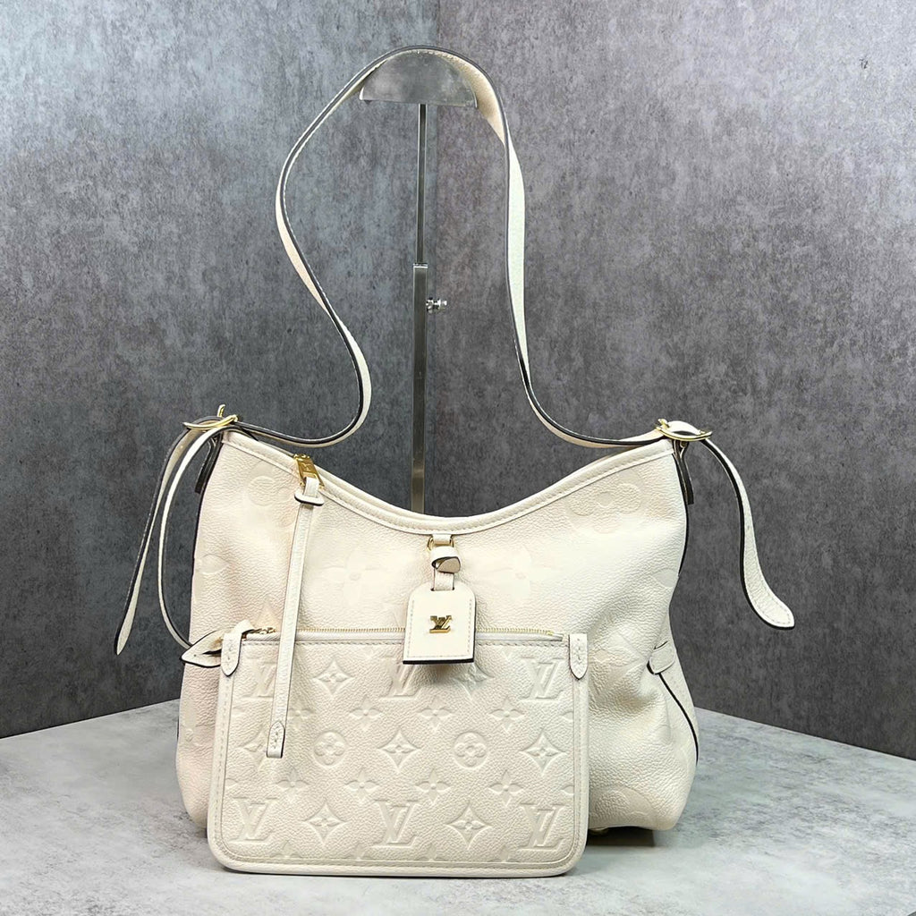 Louis Vuitton CarryAll Monogram Empreinte Blanc