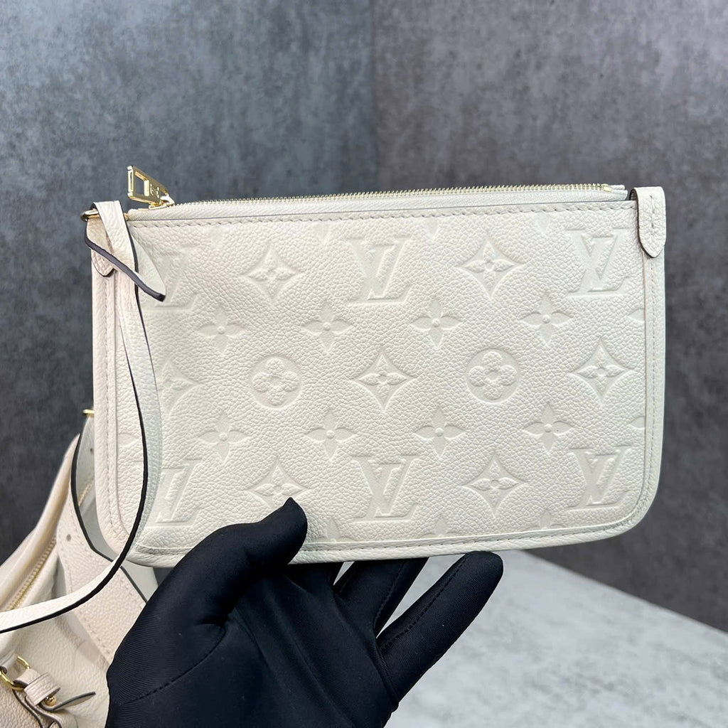 Louis Vuitton CarryAll Monogram Empreinte Blanc