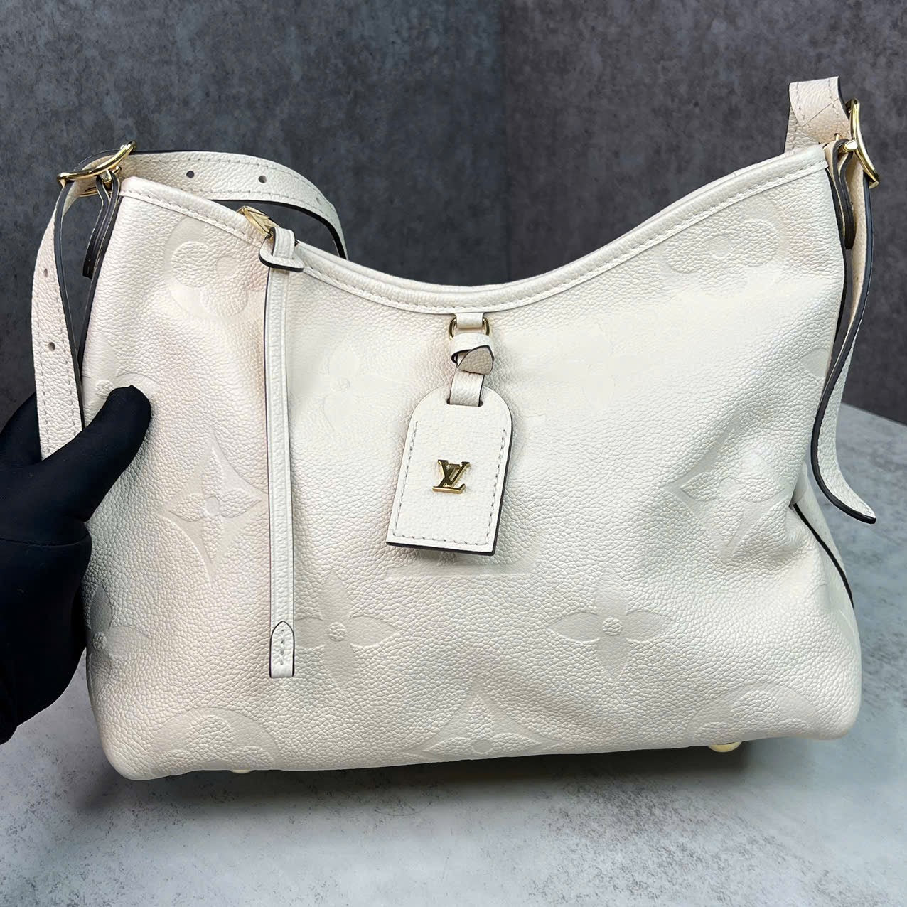 Louis Vuitton CarryAll Monogram Empreinte Blanc