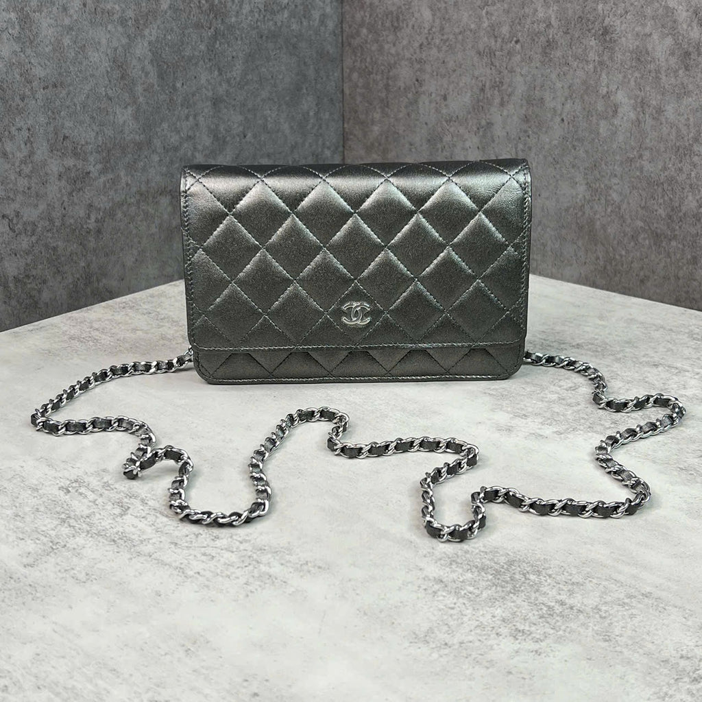 Chanel Wallet On Chain Metallic Code Chip
