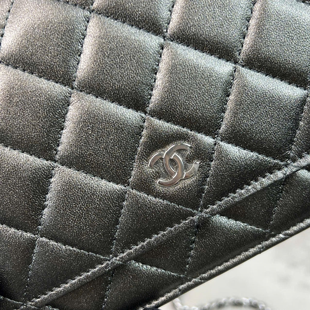 Chanel Wallet On Chain Metallic Code Chip