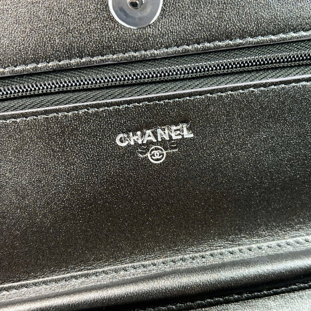 Chanel Wallet On Chain Metallic Code Chip