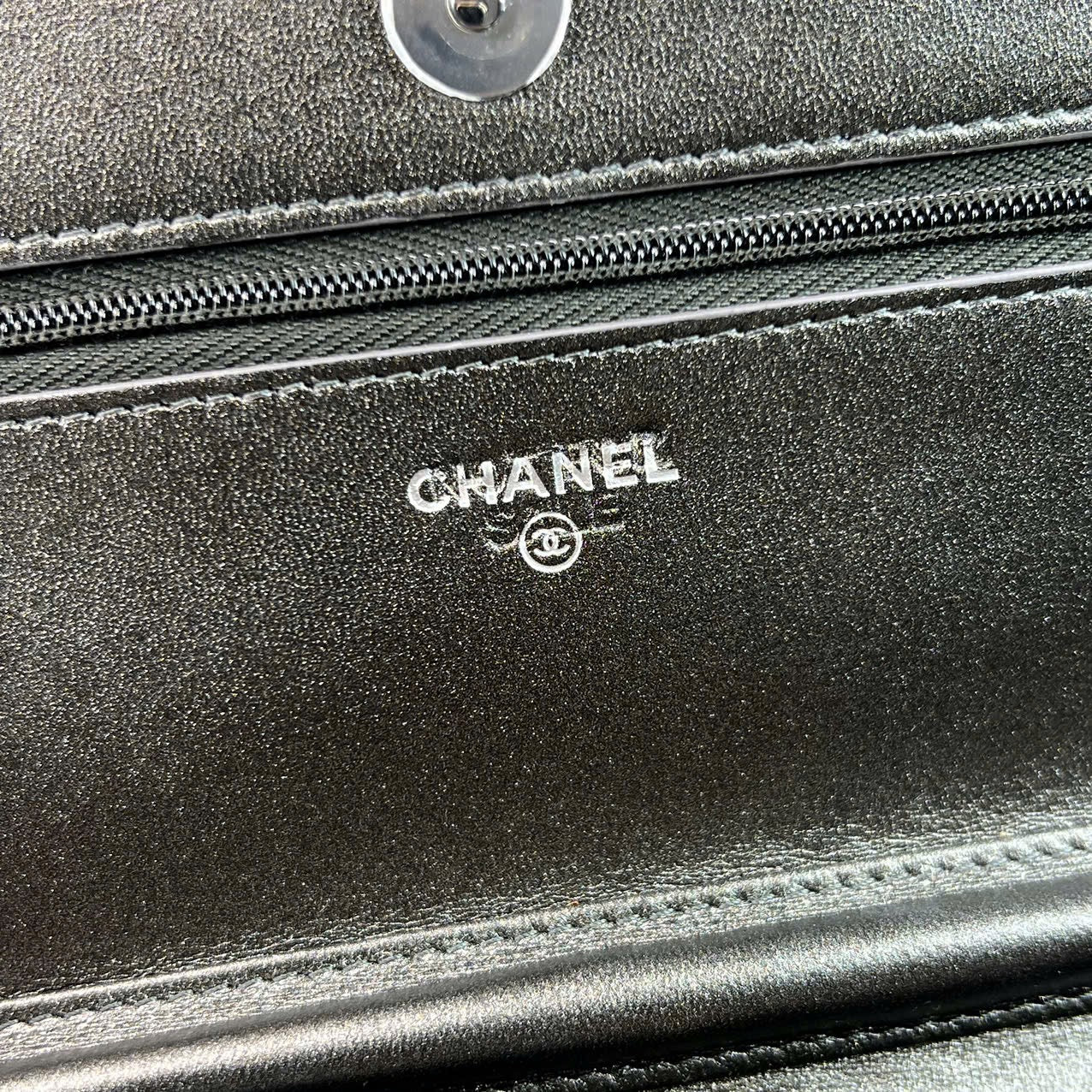 Chanel Wallet On Chain Metallic Code Chip
