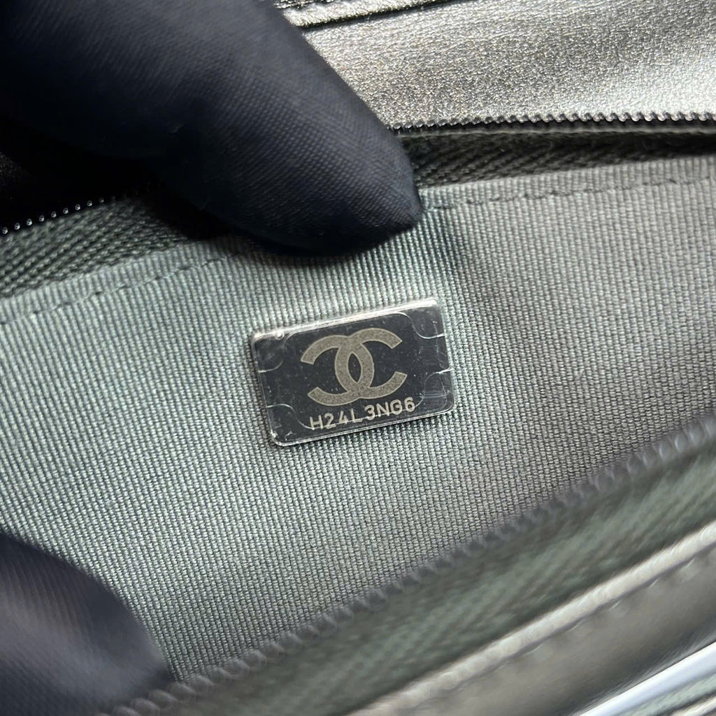 Chanel Wallet On Chain Metallic Code Chip