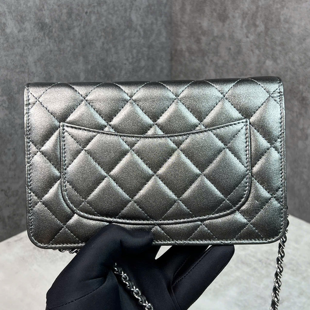 Chanel Wallet On Chain Metallic Code Chip