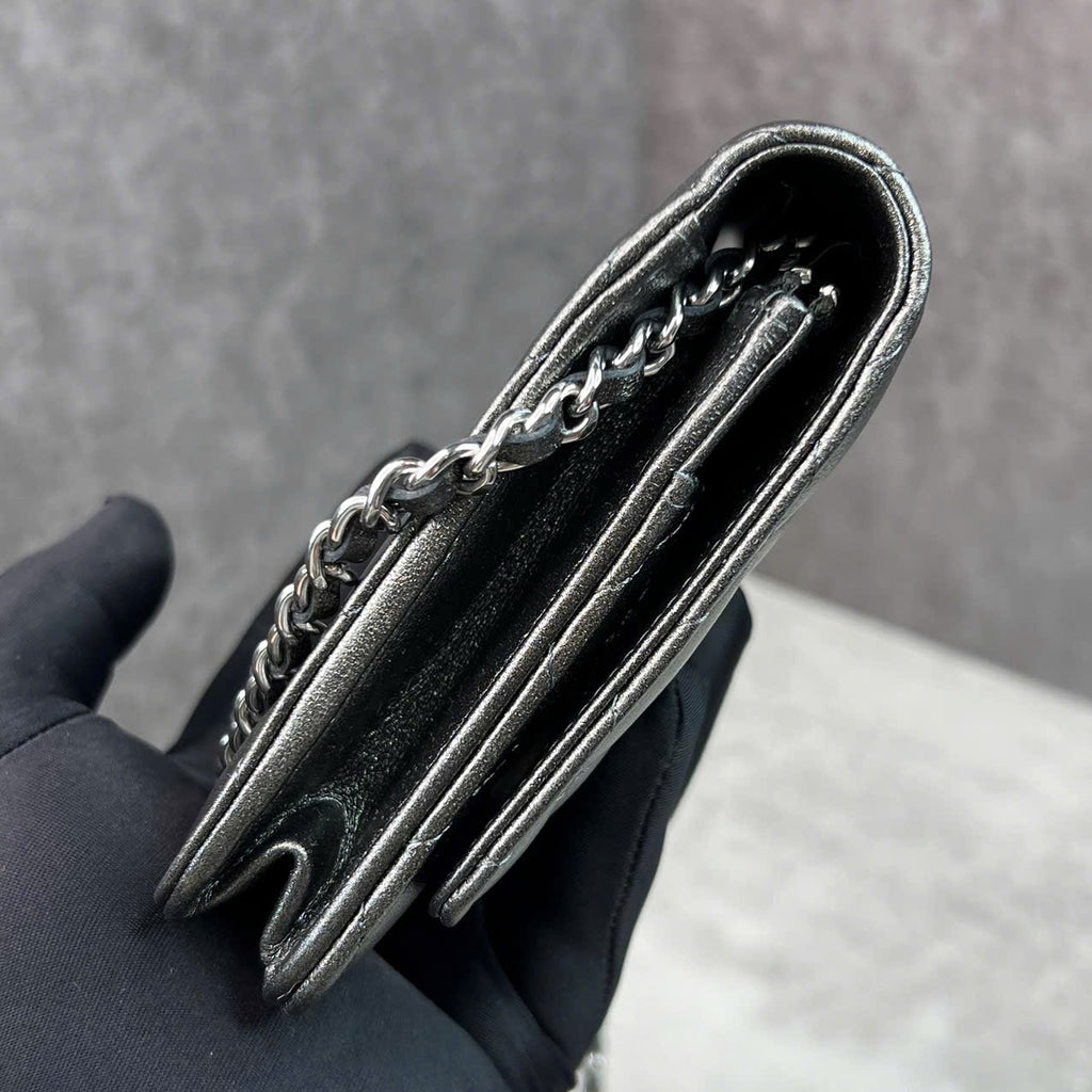 Chanel Wallet On Chain Metallic Code Chip