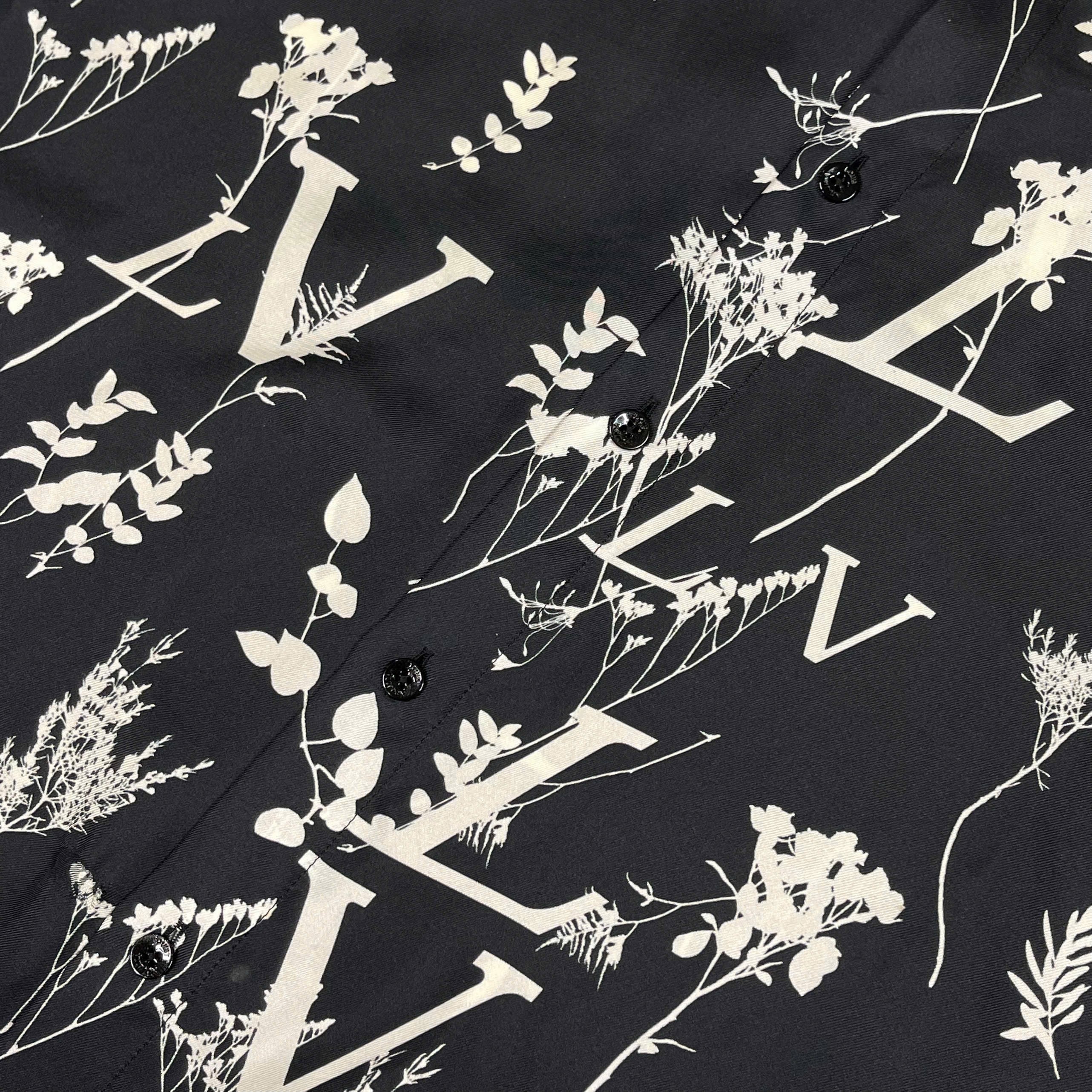 Áo sơ mi Louis Vuitton Floral Monogram Print