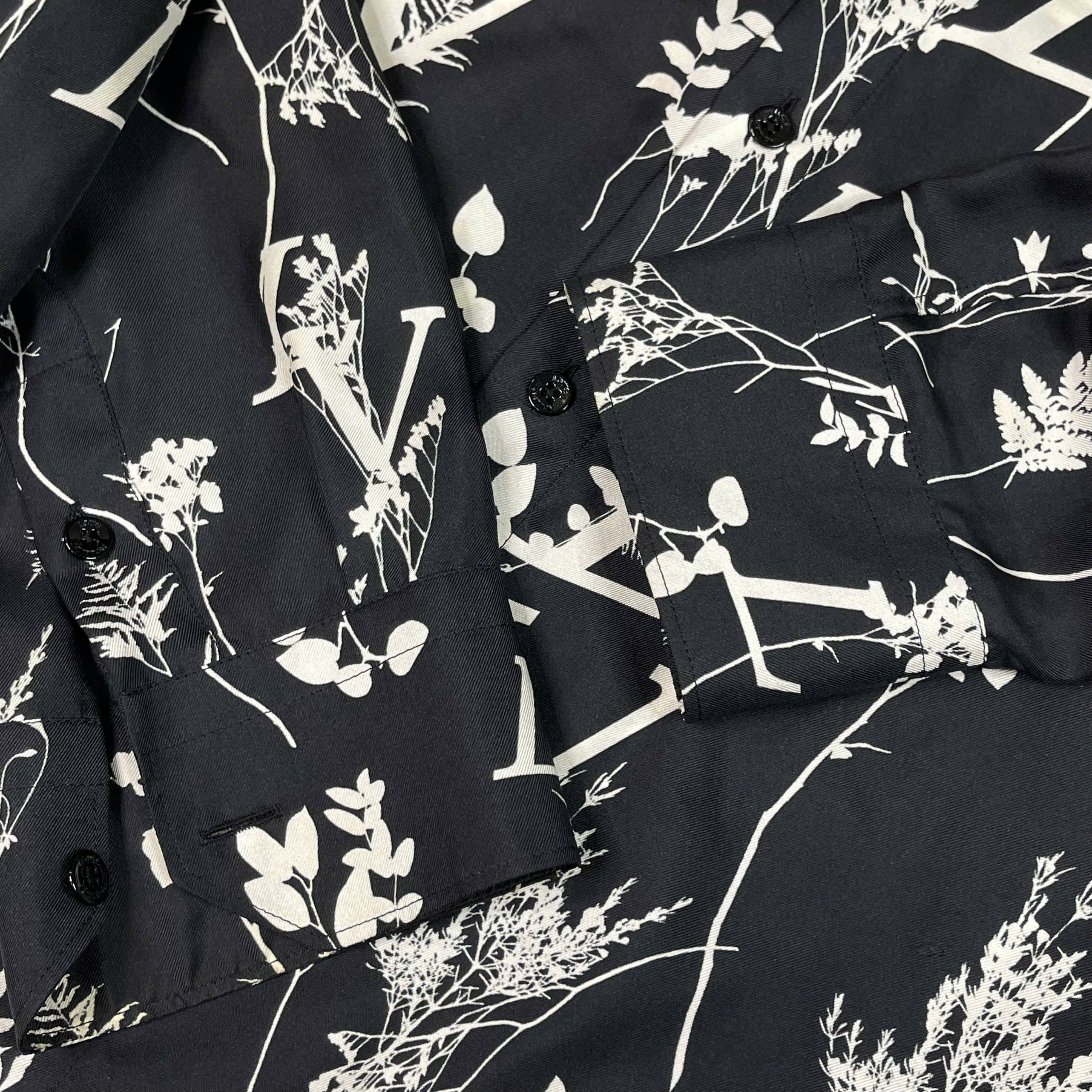 Áo sơ mi Louis Vuitton Floral Monogram Print