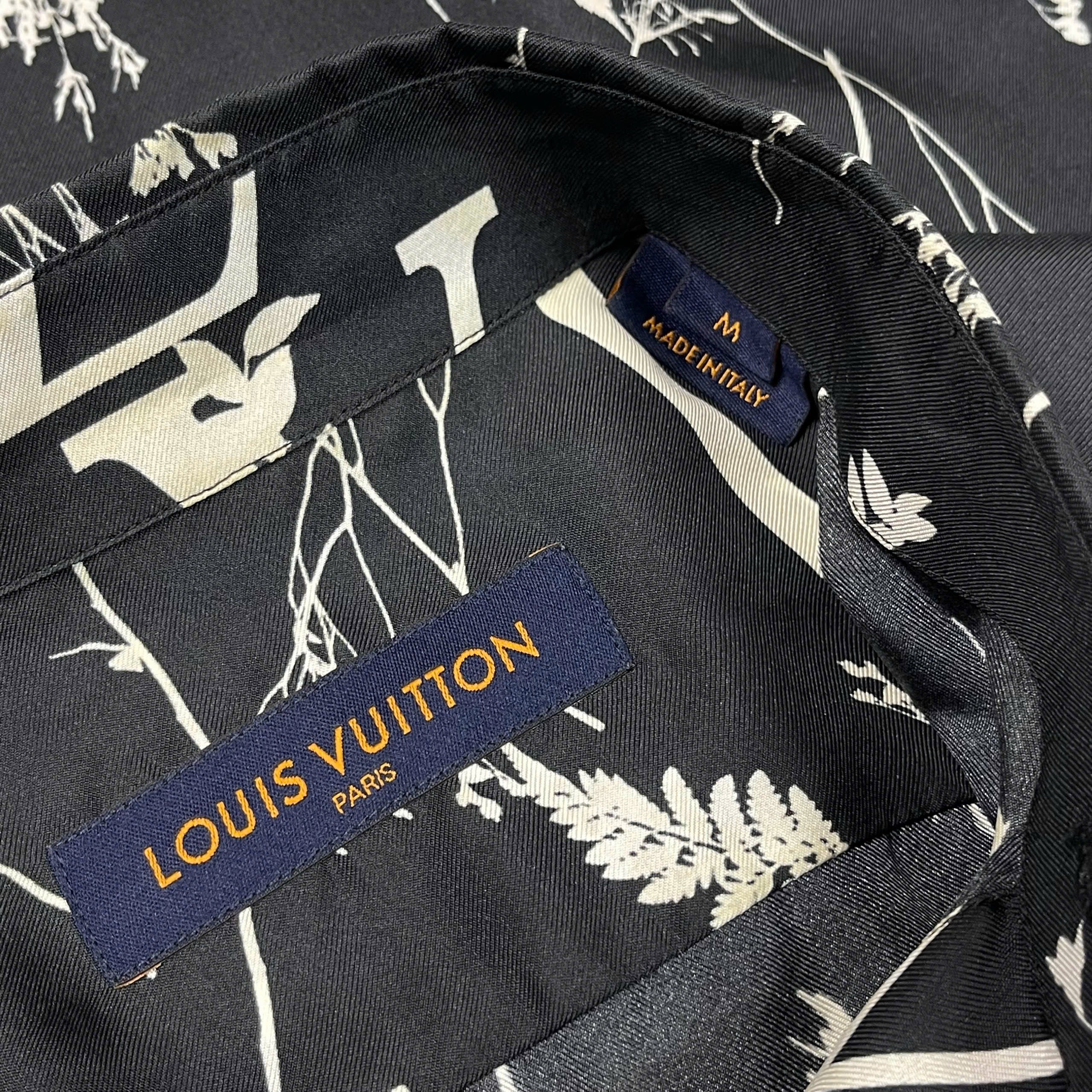 Áo sơ mi Louis Vuitton Floral Monogram Print