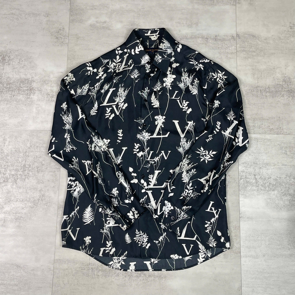 Áo sơ mi Louis Vuitton Floral Monogram Print