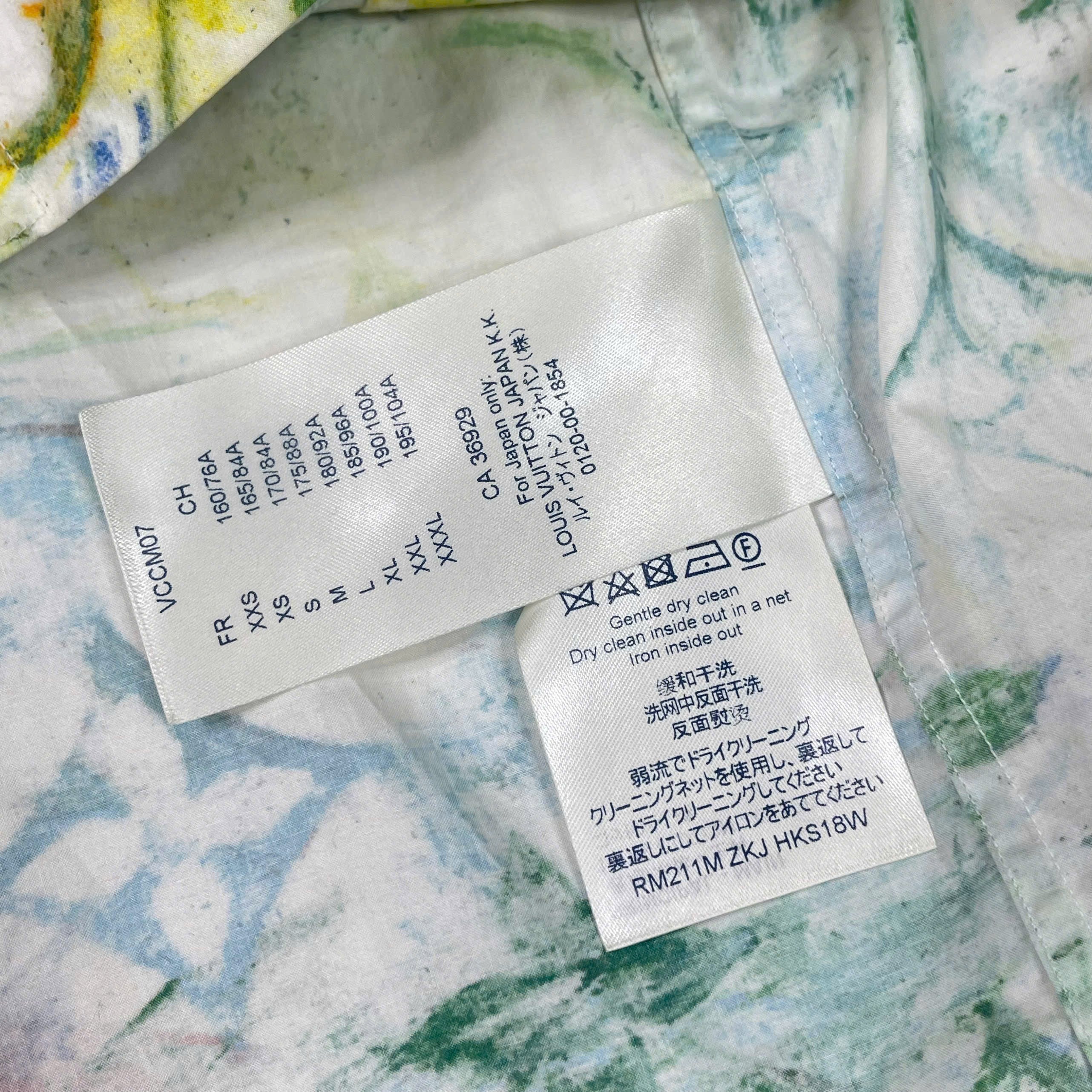 Áo sơ mi Louis Vuitton Monogram Watercolor size L