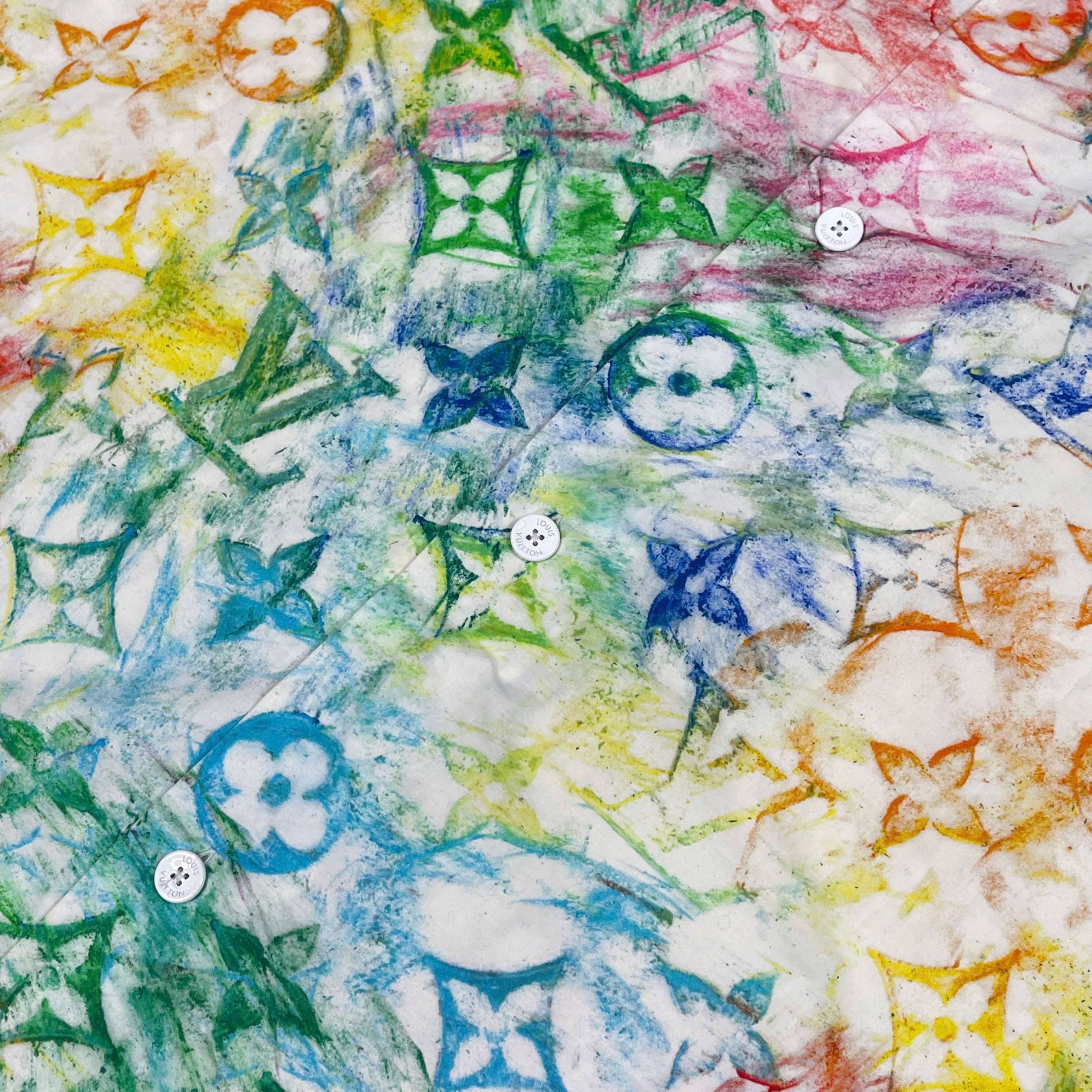 Áo sơ mi Louis Vuitton Monogram Watercolor size L