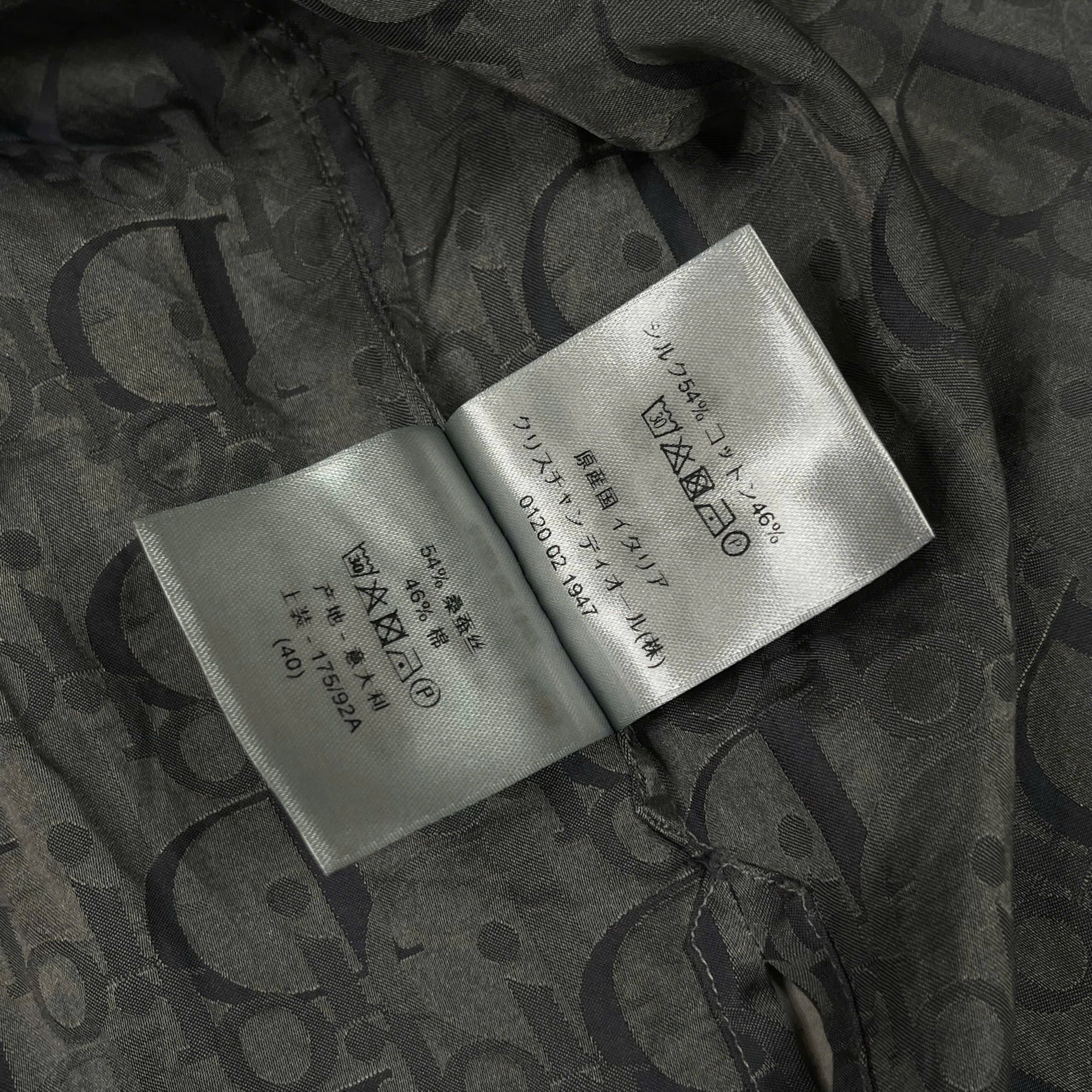 Áo sơ mi Dior Oblique Short Sleeve Denim – Size 40