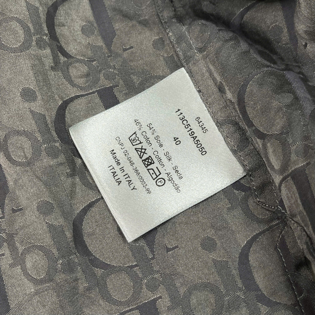 Áo sơ mi Dior Oblique Short Sleeve Denim – Size 40