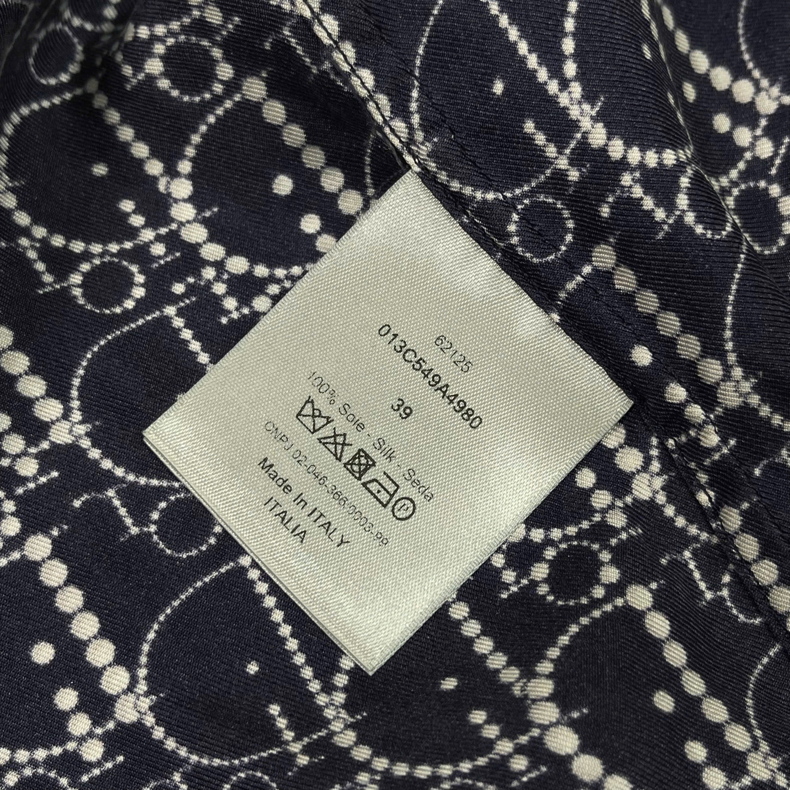 Áo sơ mi Dior Oblique Short Sleeve – Size 39