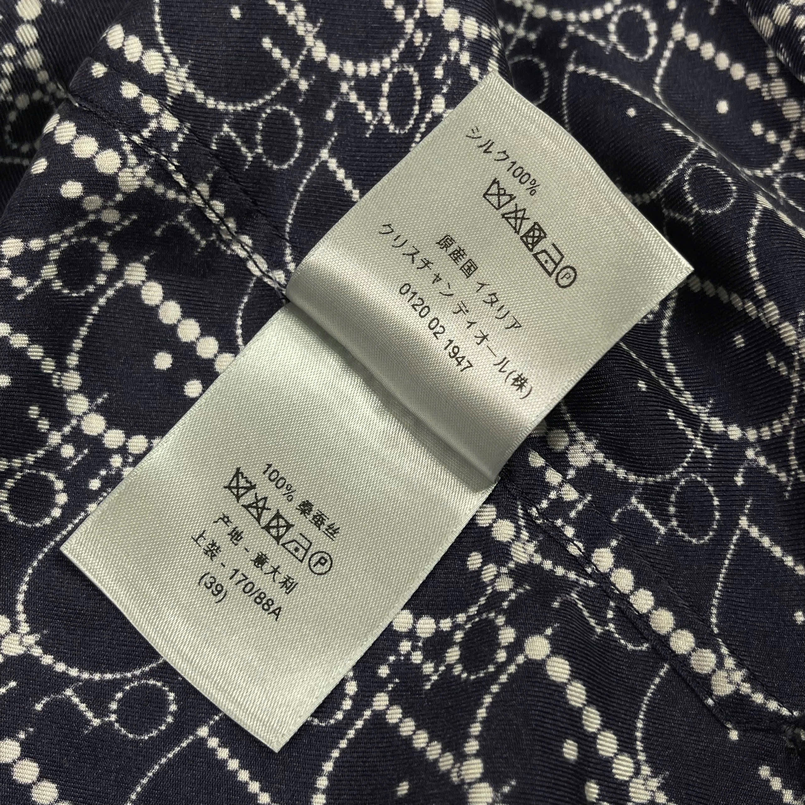 Áo sơ mi Dior Oblique Short Sleeve – Size 39