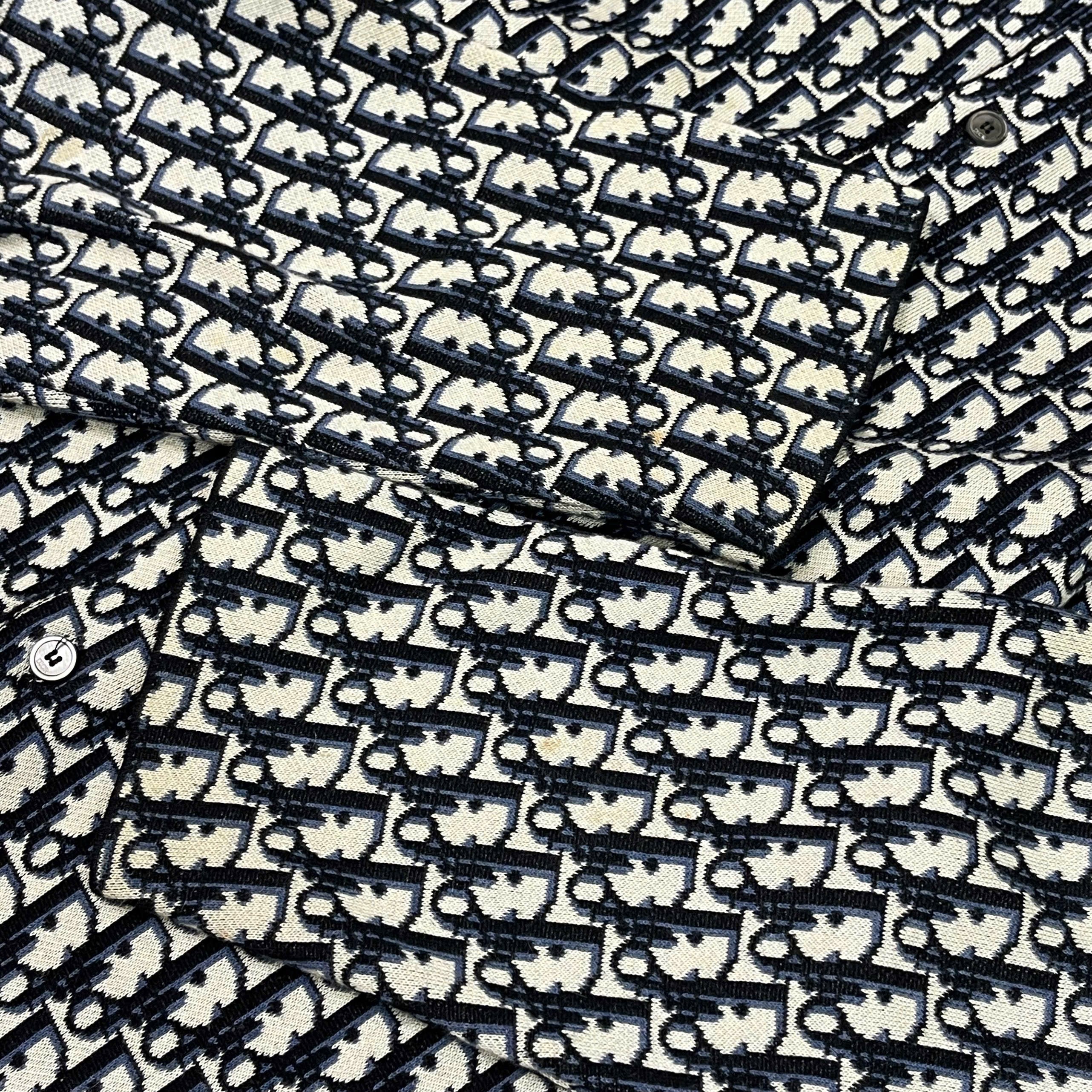 Áo sơ mi Dior Oblique Long Sleeve – Size M