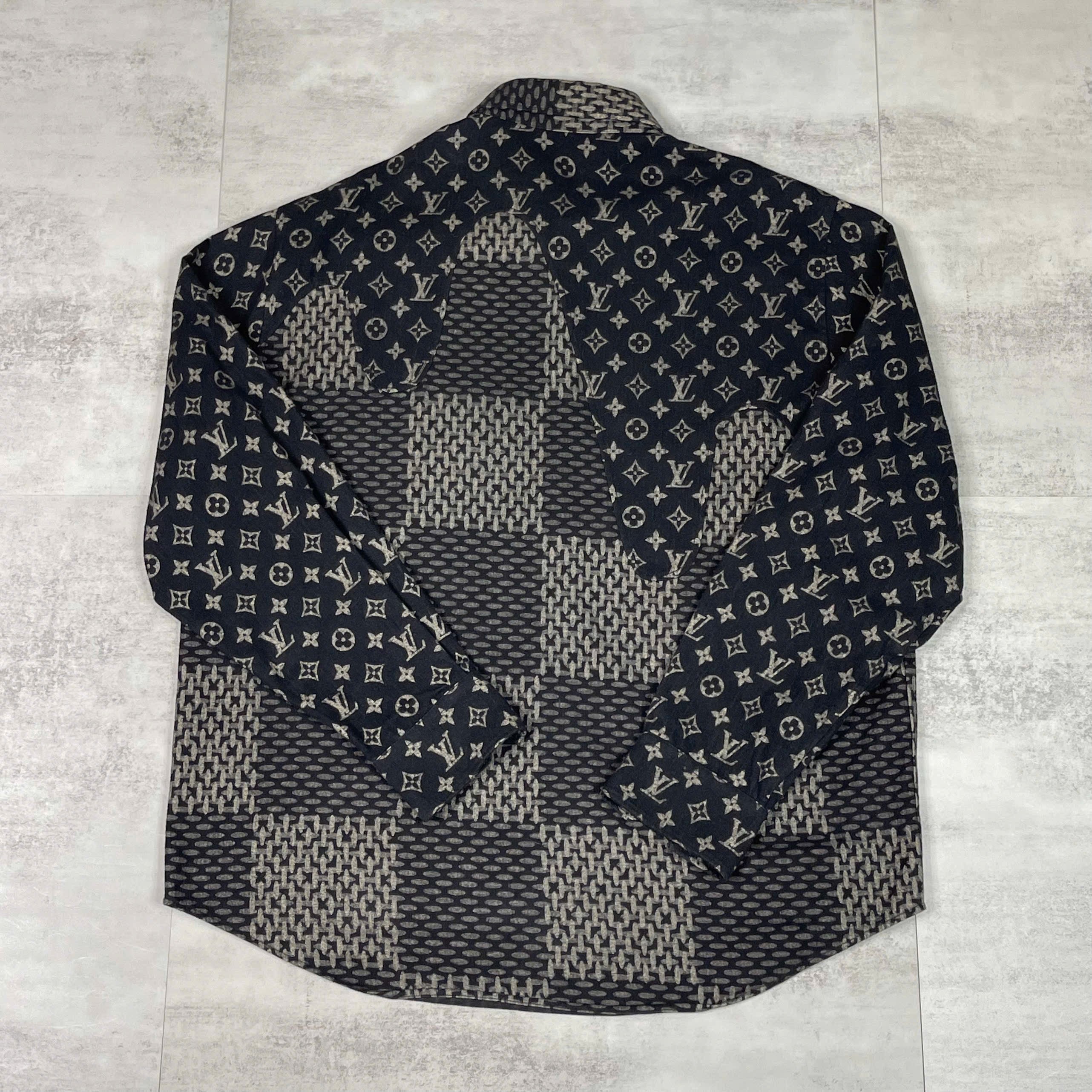 Áo sơ mi Louis Vuitton Monogram Patchwork