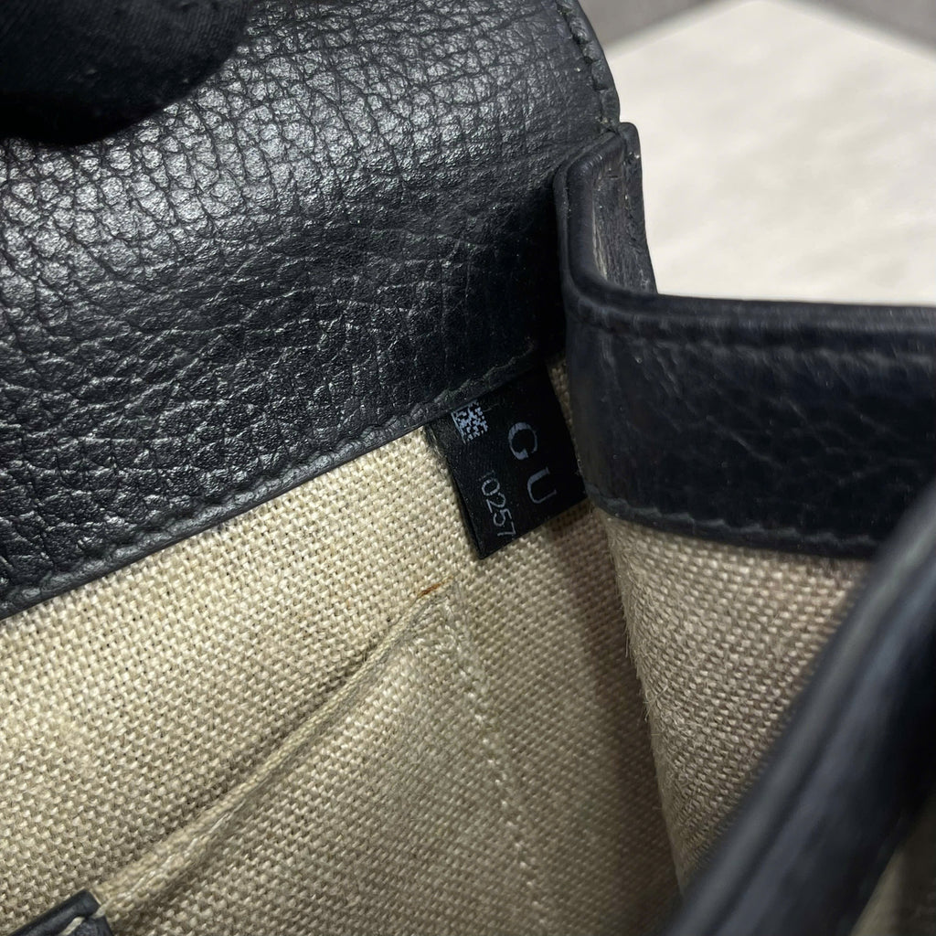 Gucci Interlocking G Leather Black