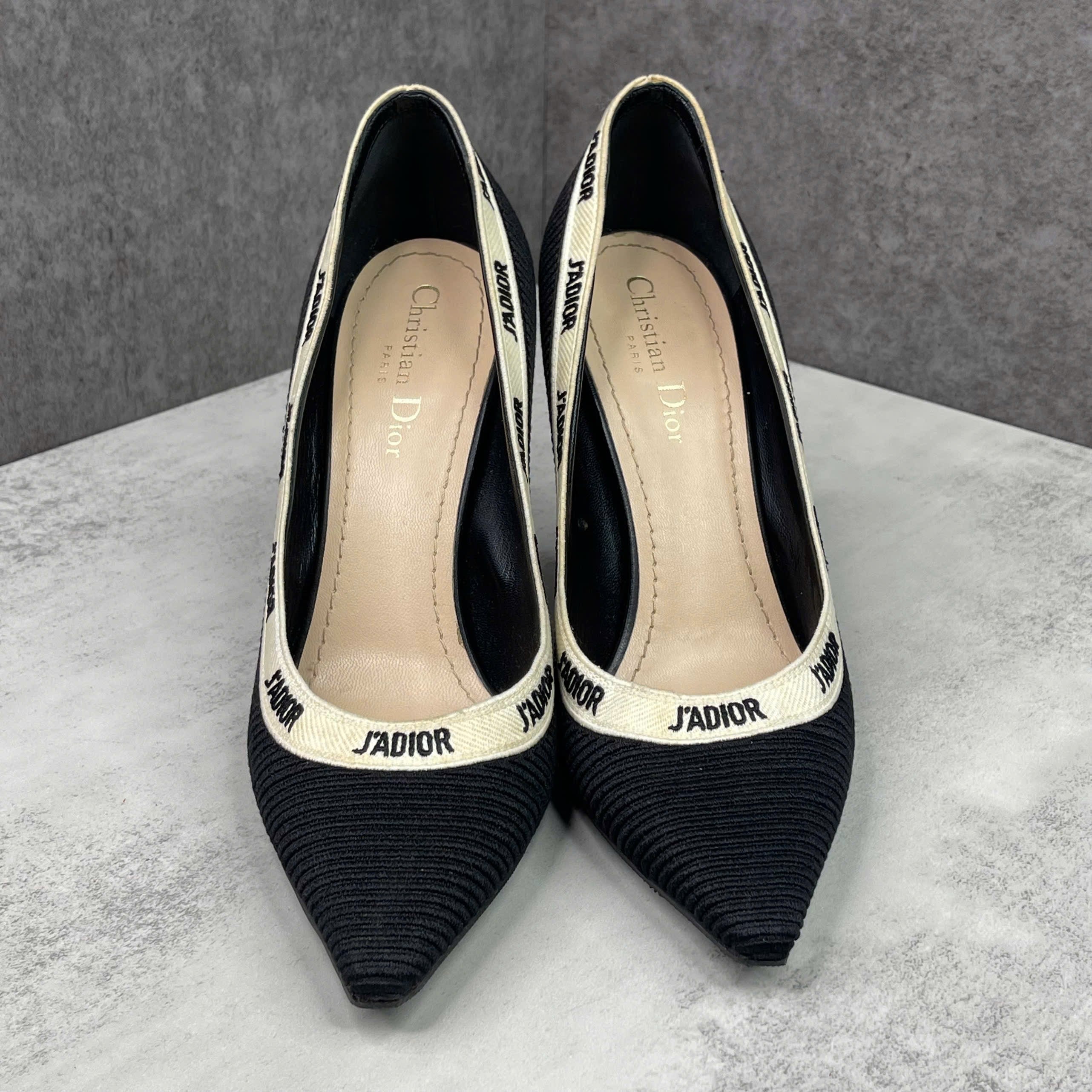 Giày cao gót Dior J’Adior Slingback Black size 39