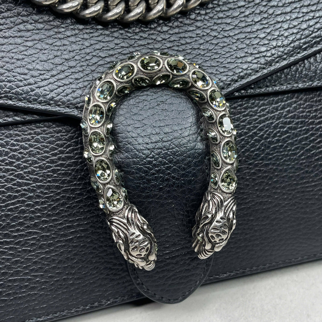 Gucci Dionysus Leather Black size 26