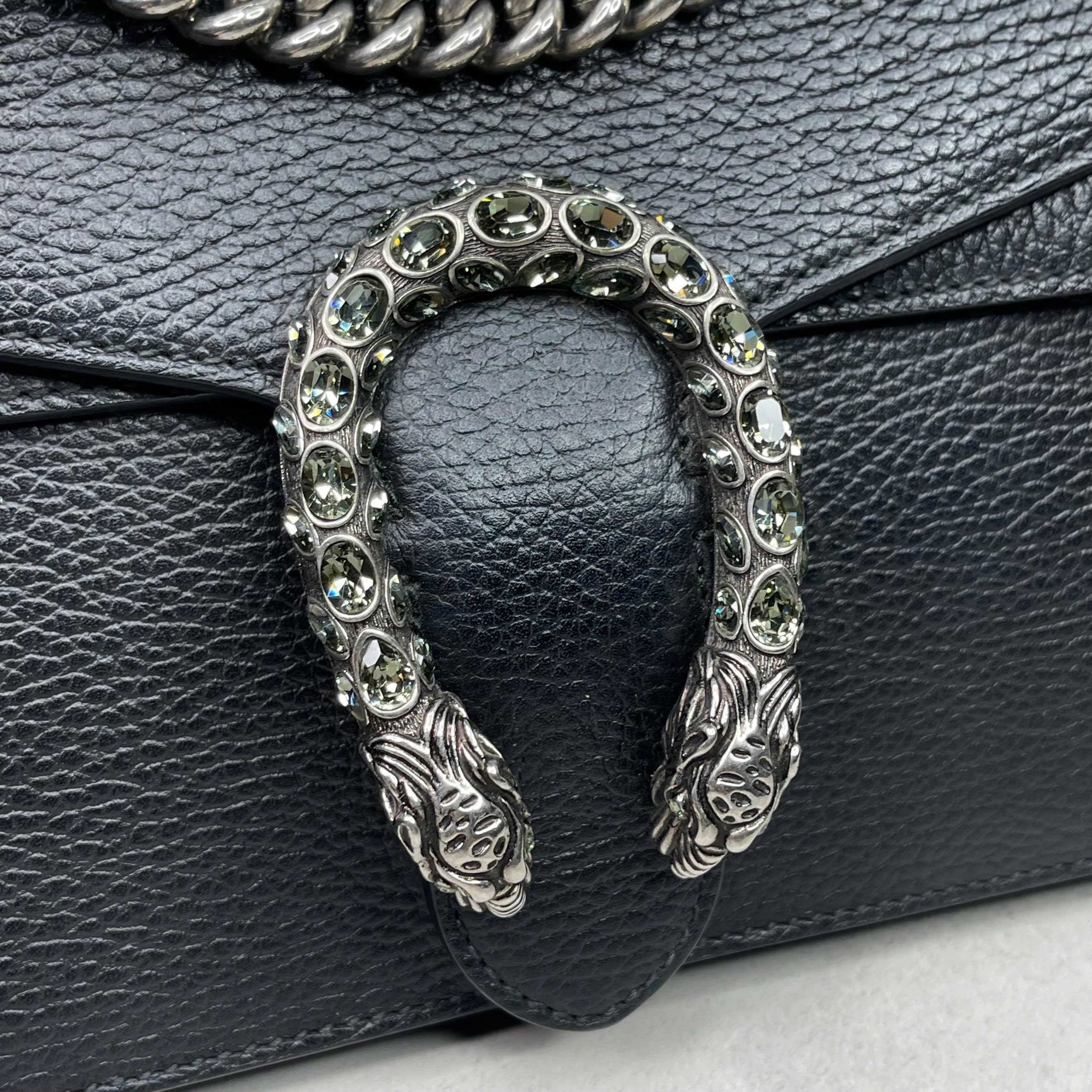 Gucci Dionysus Leather Black size 26