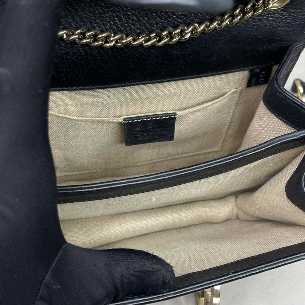 Gucci Interlocking G Leather Black