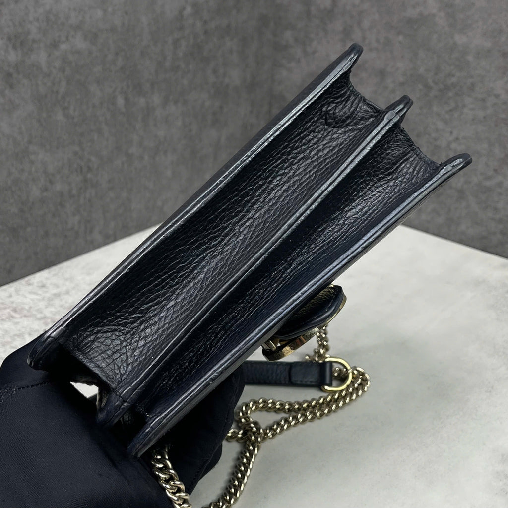 Gucci Interlocking G Leather Black