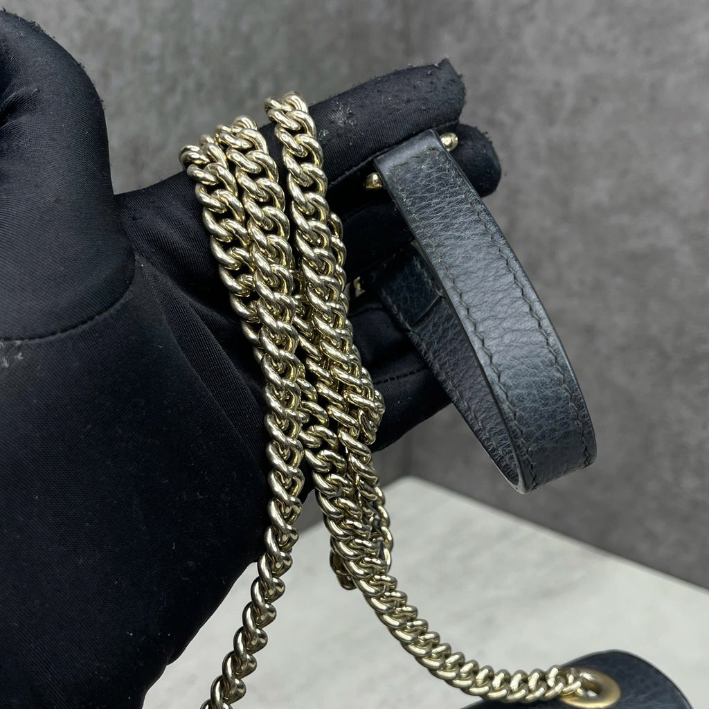 Gucci Interlocking G Leather Black