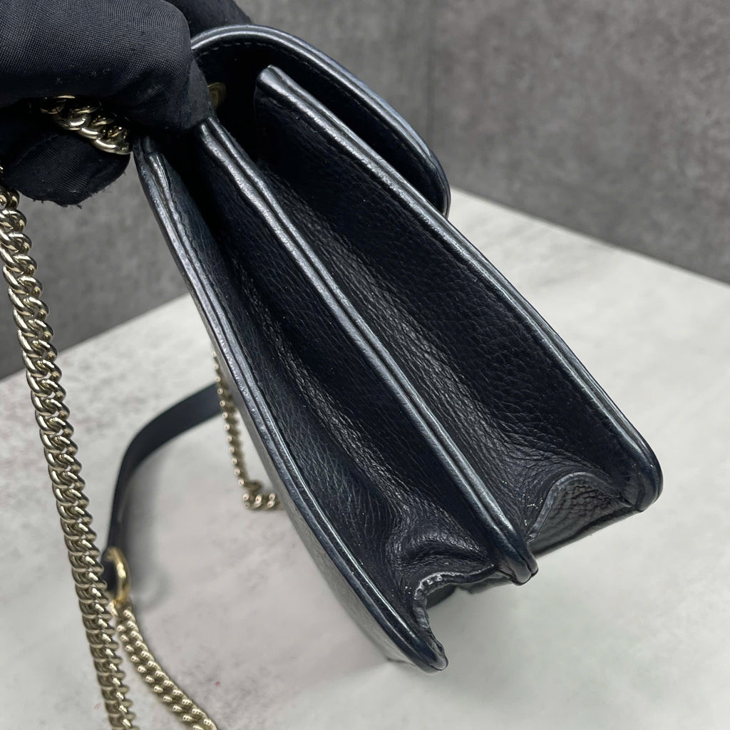 Gucci Interlocking G Leather Black