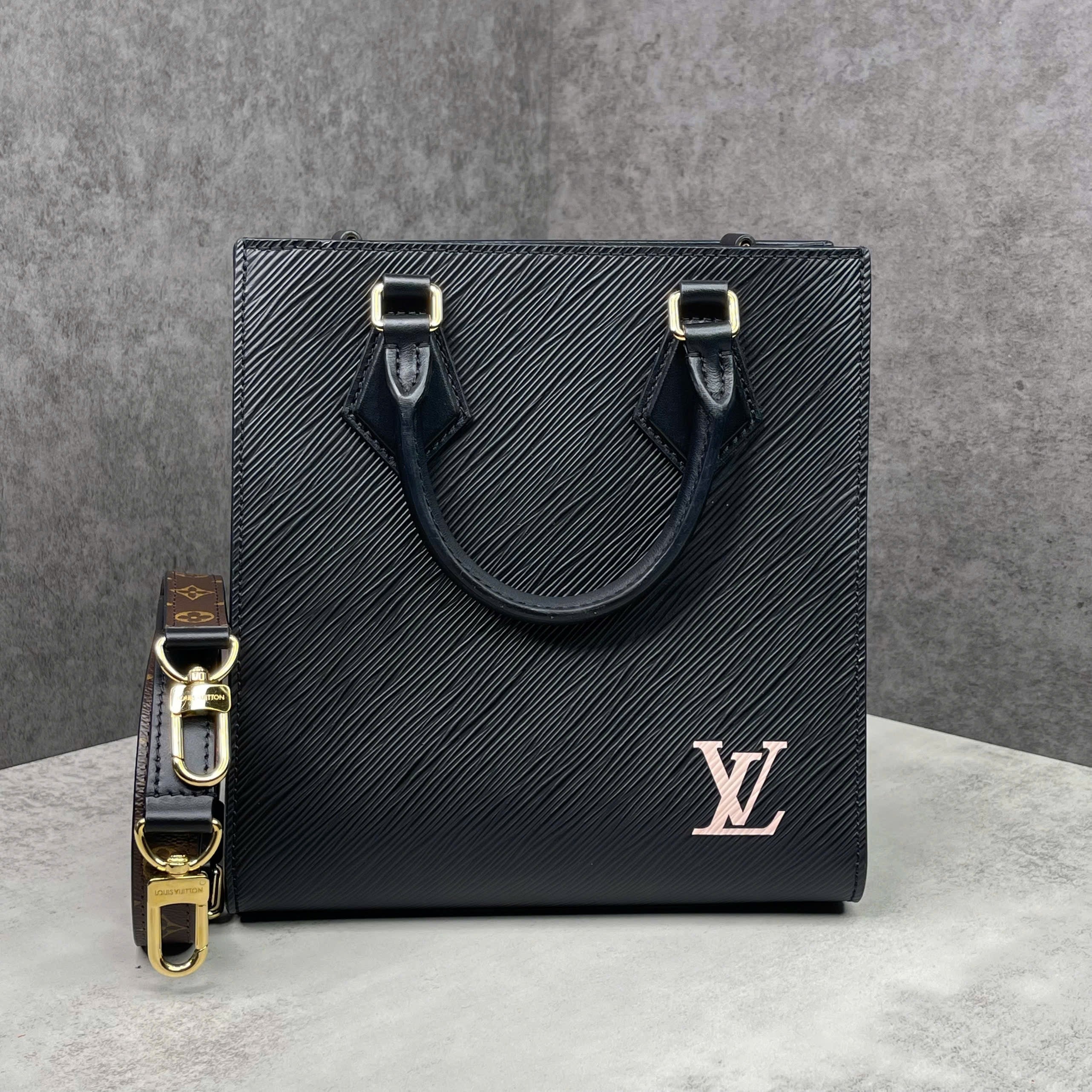 Louis Vuitton Sac Plat BB Epi Black