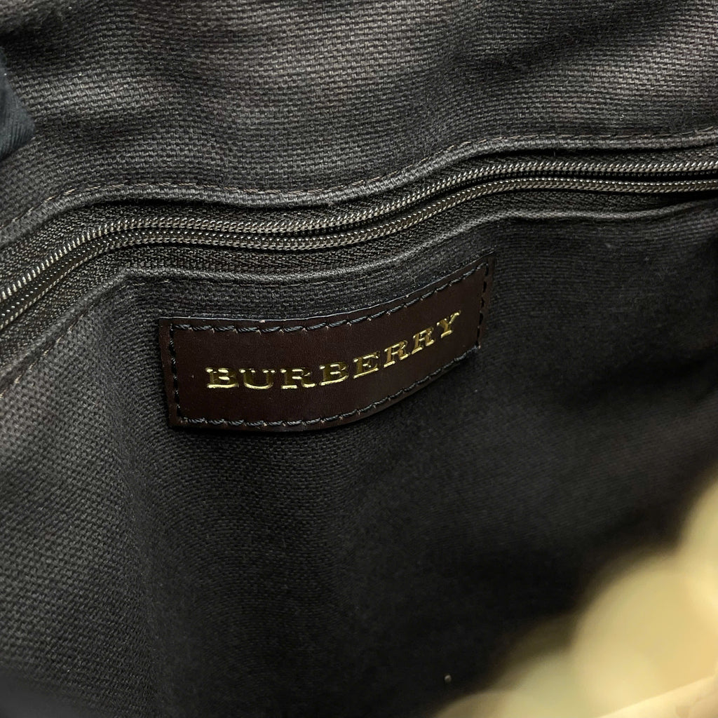 Burberry Haymarket Check Bowling Bag
